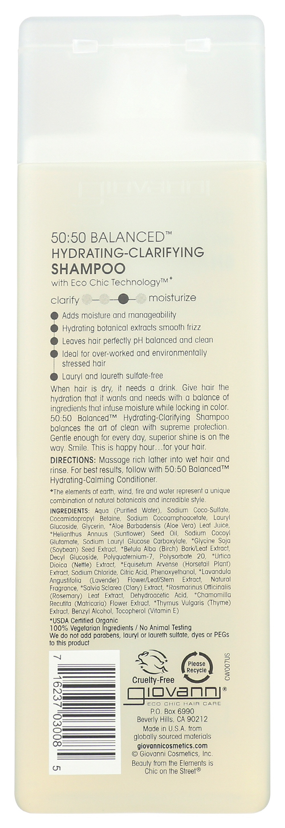 Giovanni 50:50 Balanced Hydrating-Clarifying Shampoo