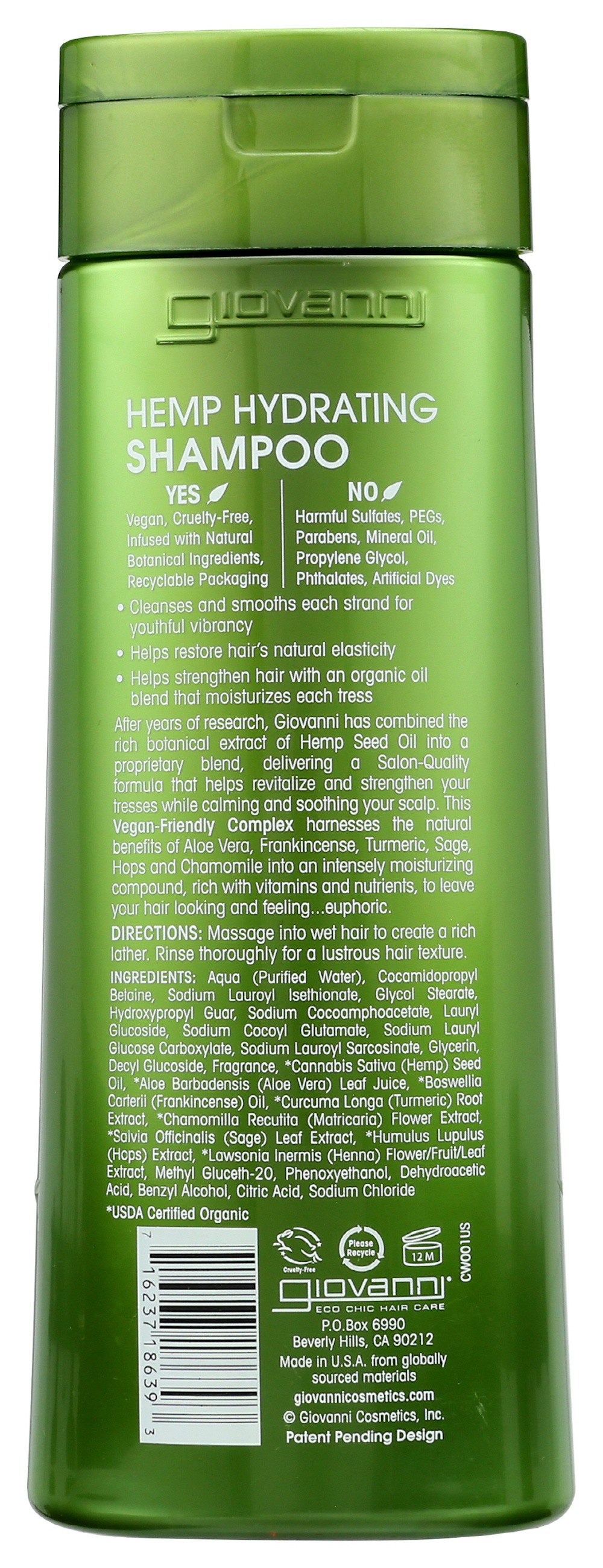 Giovanni Hemp Hydrating Shampoo