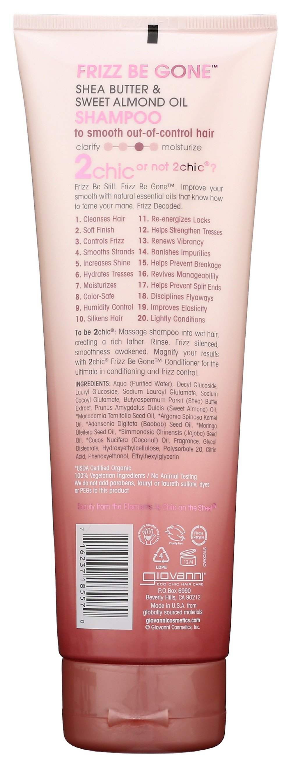 2chic Frizz Be Gone Shampoo