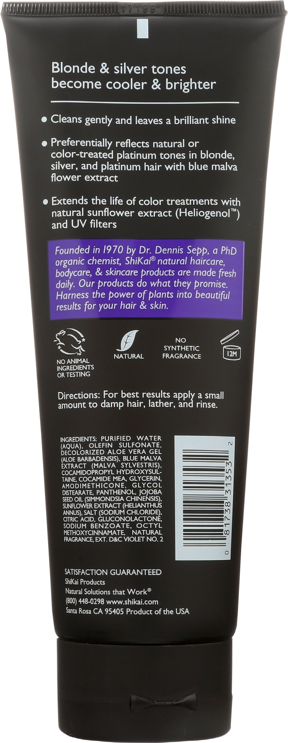 Shikai Color Reflect Platinum Shampoo