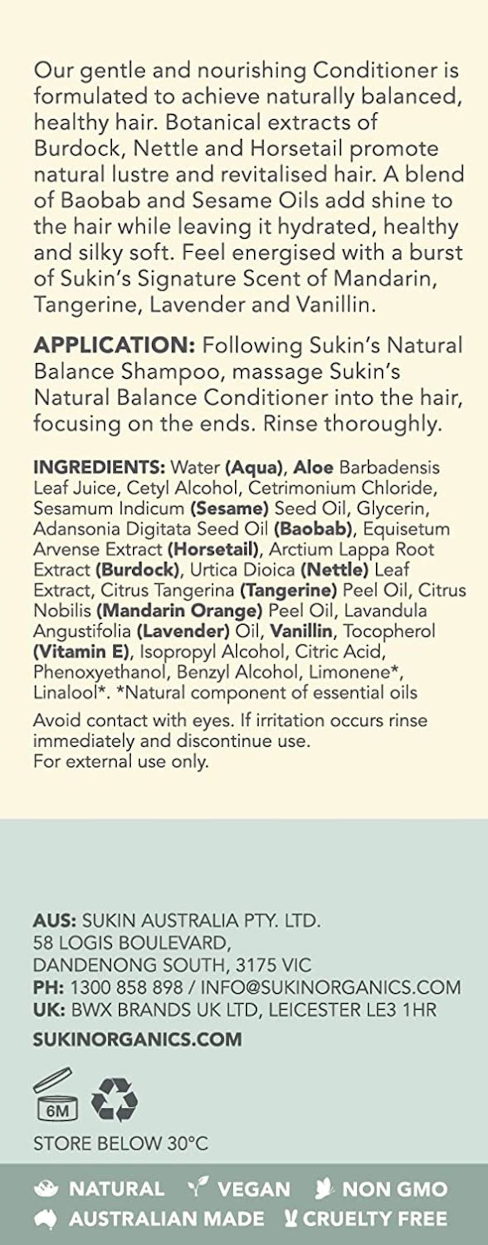 Sukin Natural Balance Conditioner