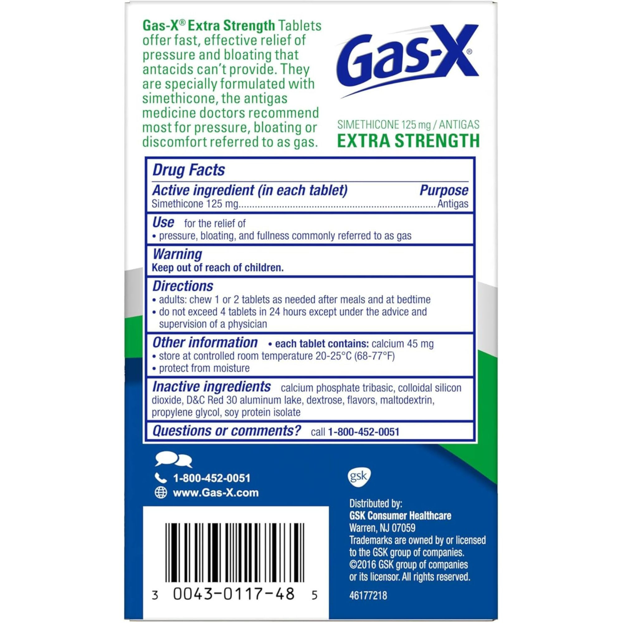Gas-X Extra Strength Gas Relief Chewable Cherry Crème Tablets