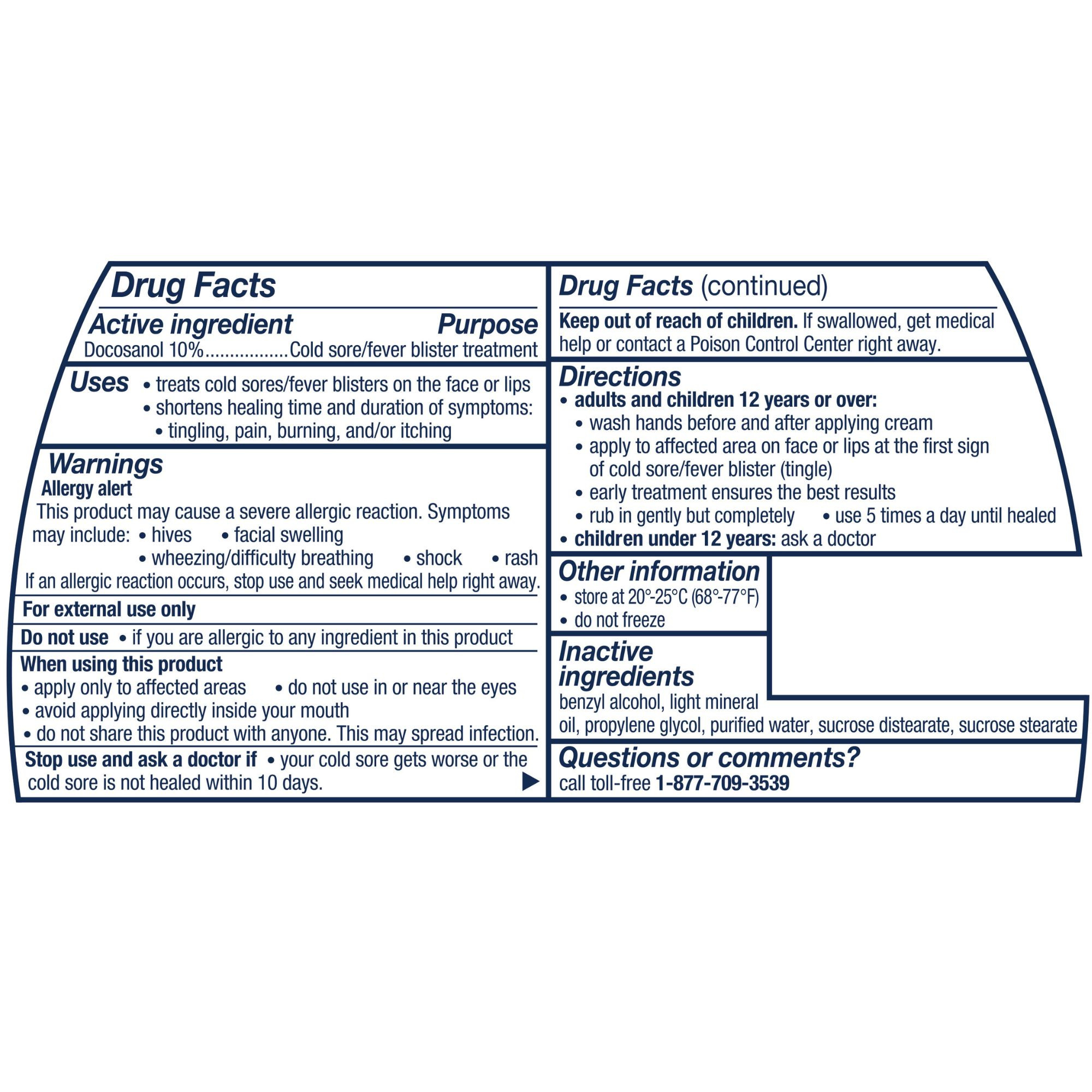 Abreva Docosanol Cold Sore Treatment