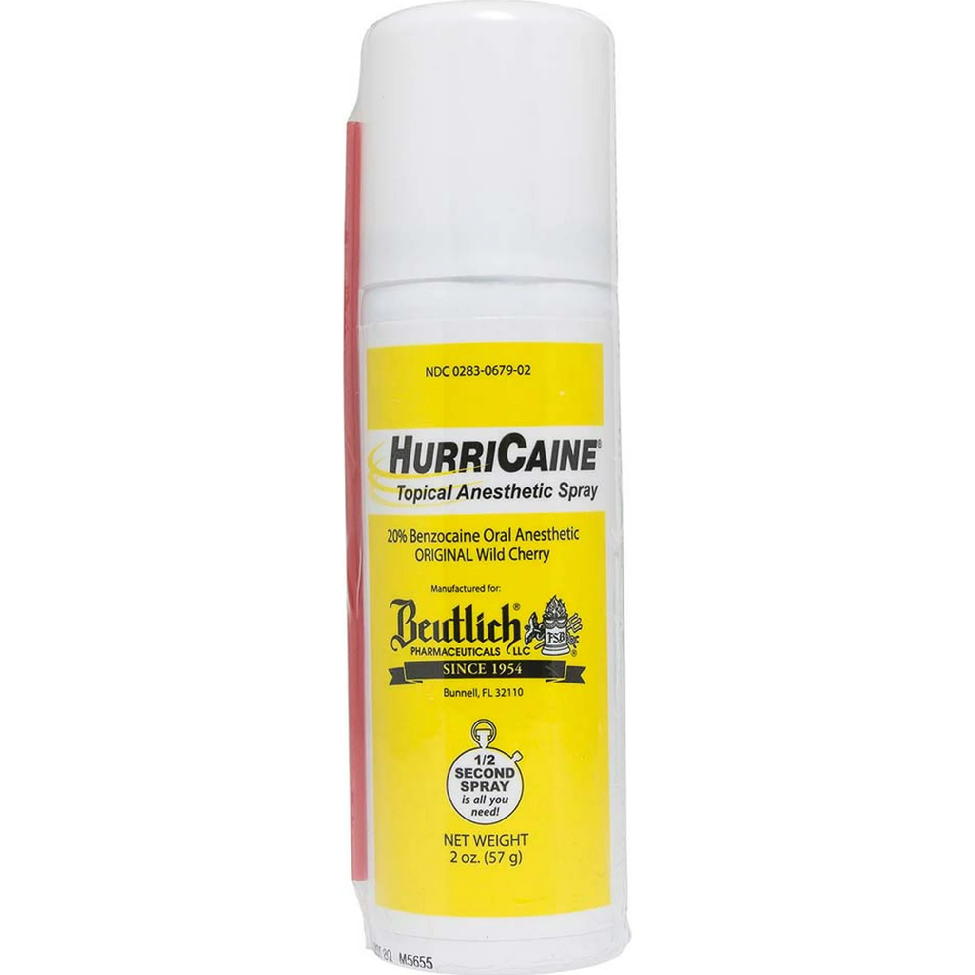 HurriCaine Benzocaine Oral Spray Pain Relief