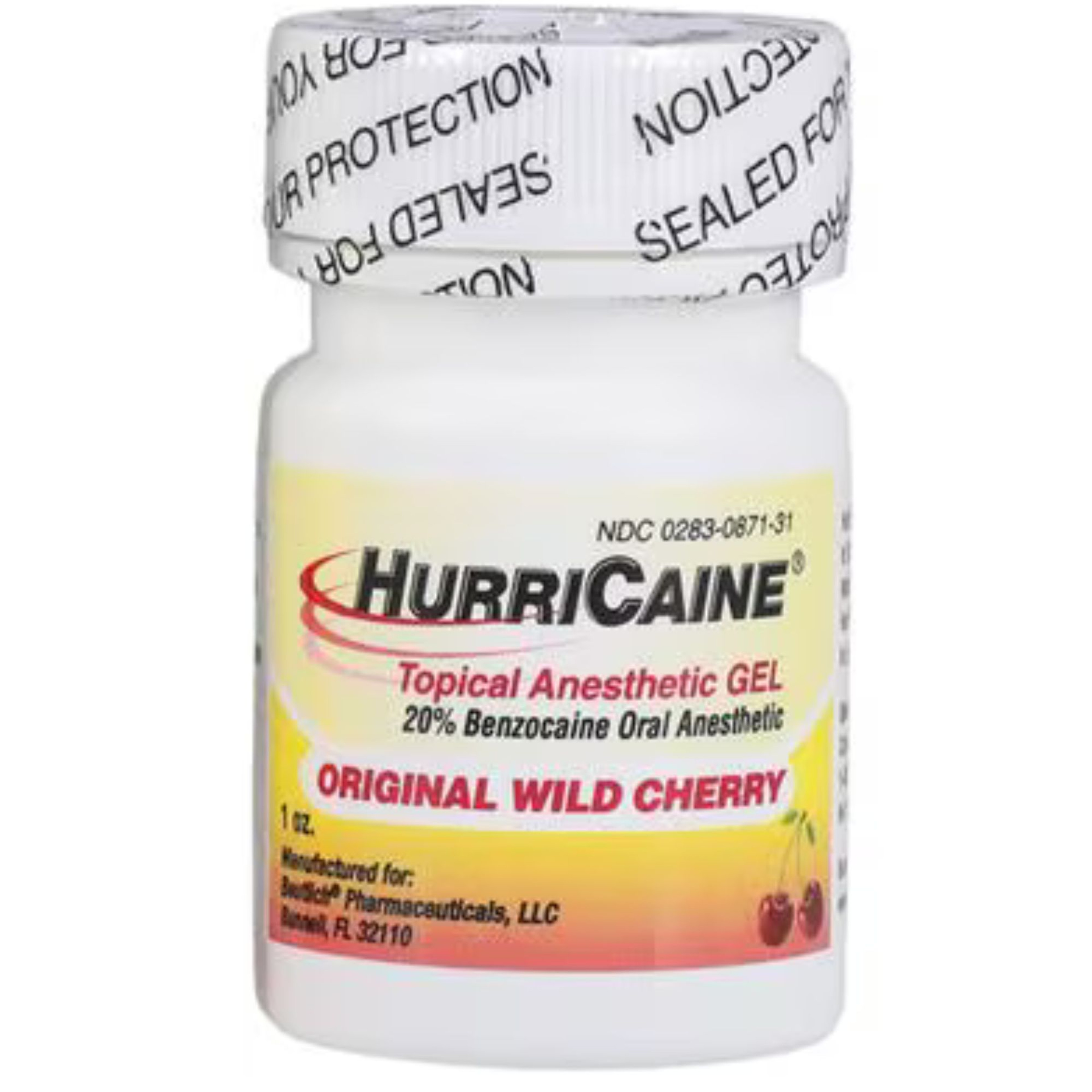 HurriCaine Benzocaine Oral Gel Pain Relief