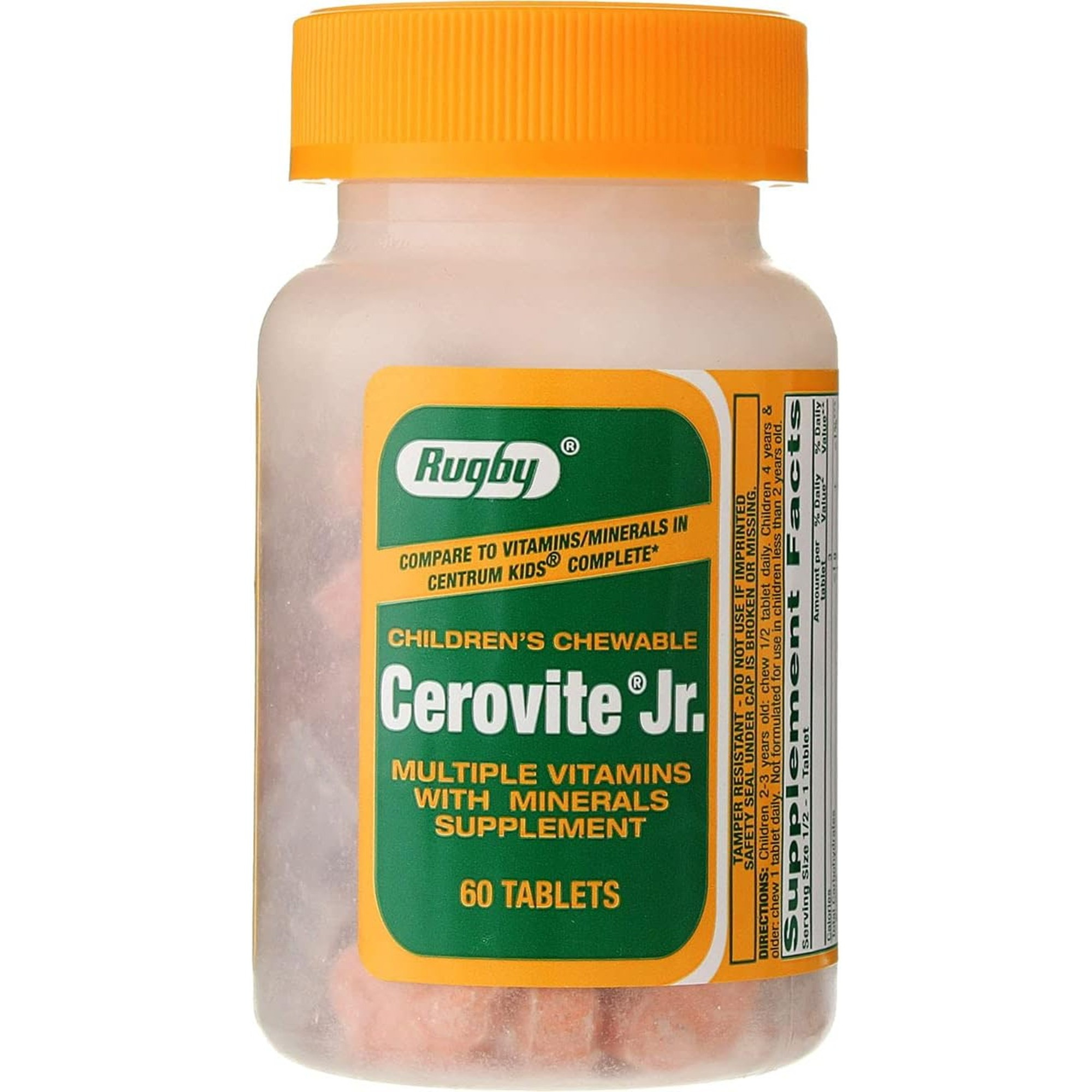 Cerovite Jr. Children's Chewable Multivitamin Supplement