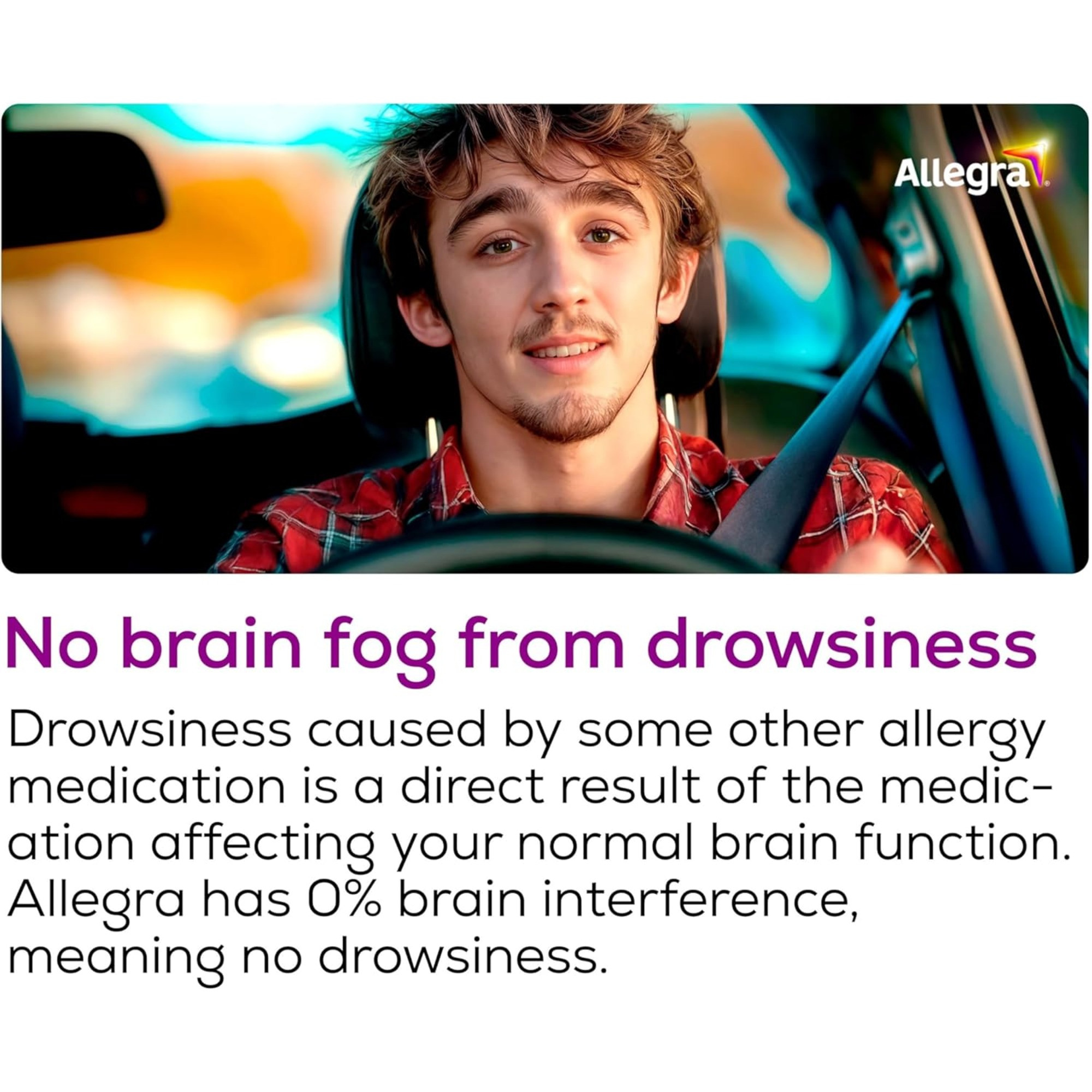 Allegra Fexofenadine HCl Allergy Relief, 180 mg Strength