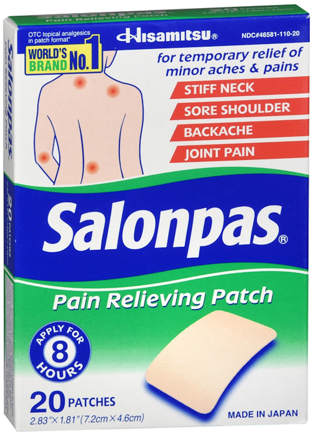 Salonpas Topical Pain Relief Patches