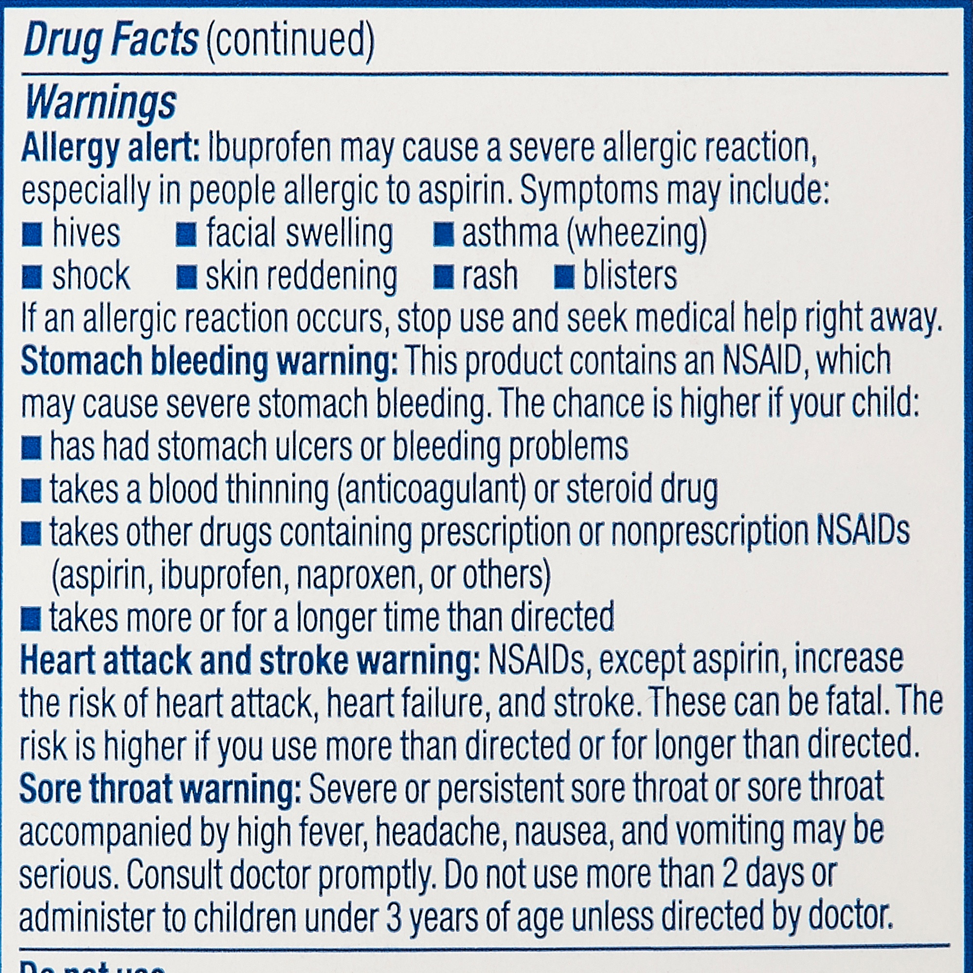 Sunmark Ibuprofen Infants' Pain Relief Oral Drops