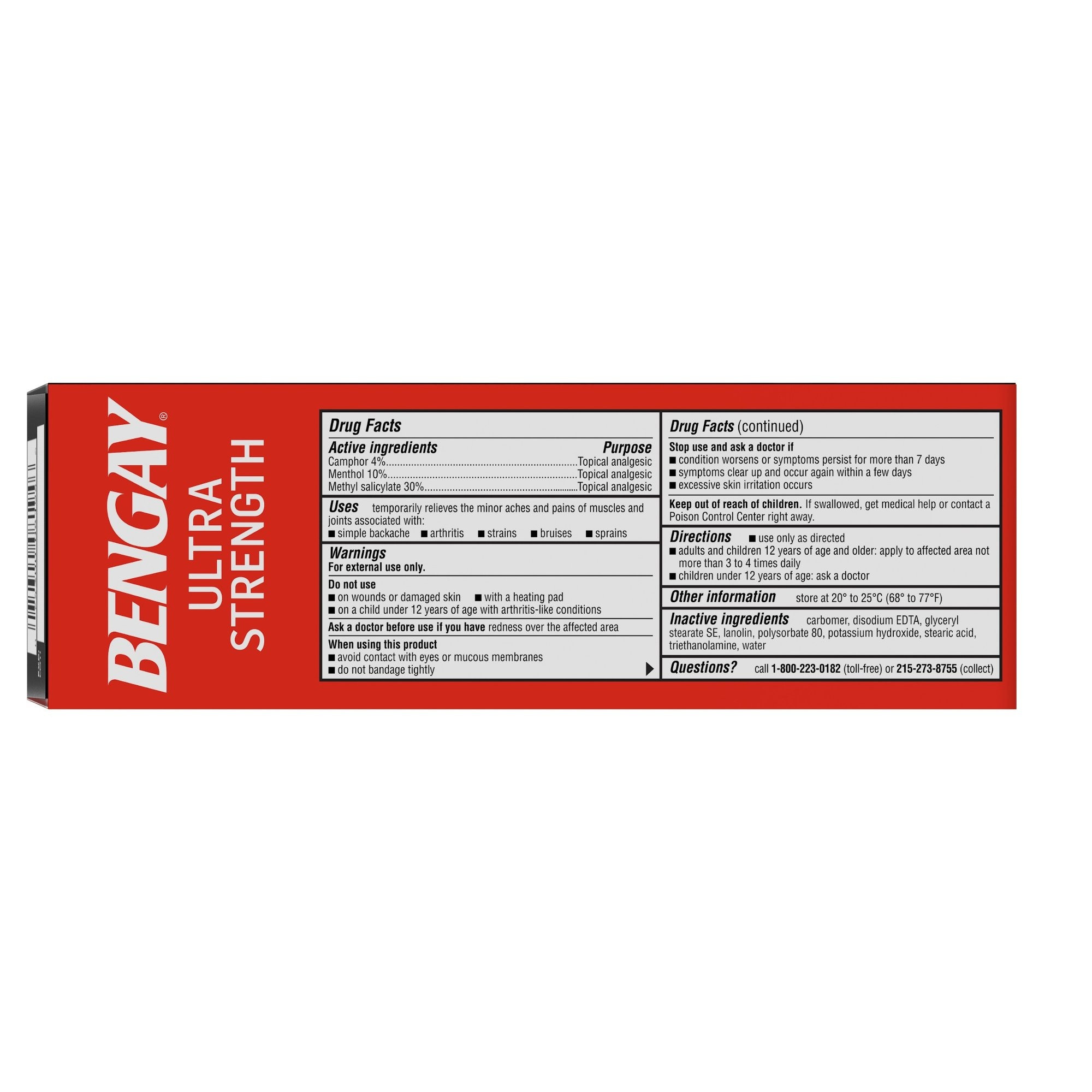Bengay Ultra Strength Topical Pain Relief Cream