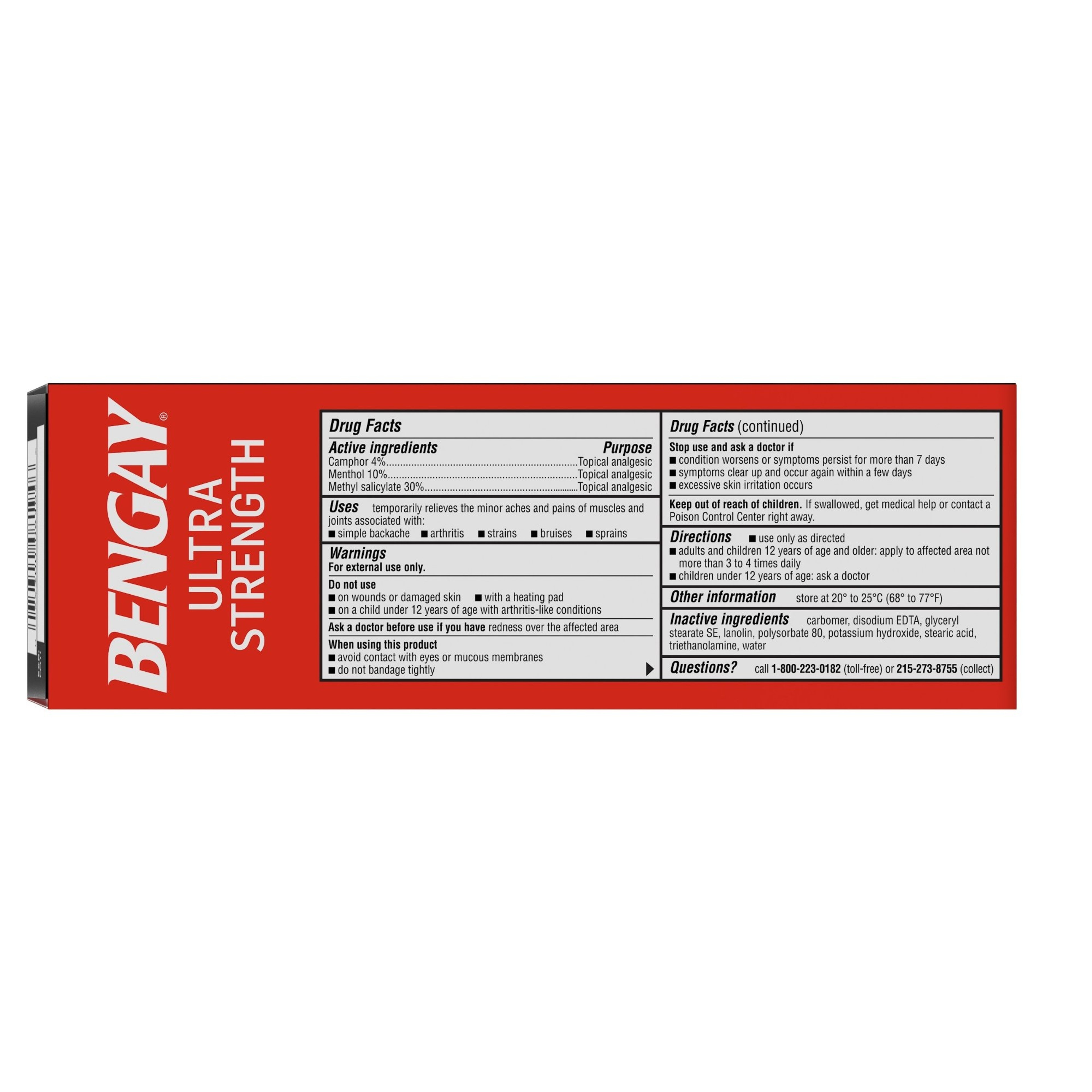 Bengay Ultra Strength Topical Pain Relief Cream