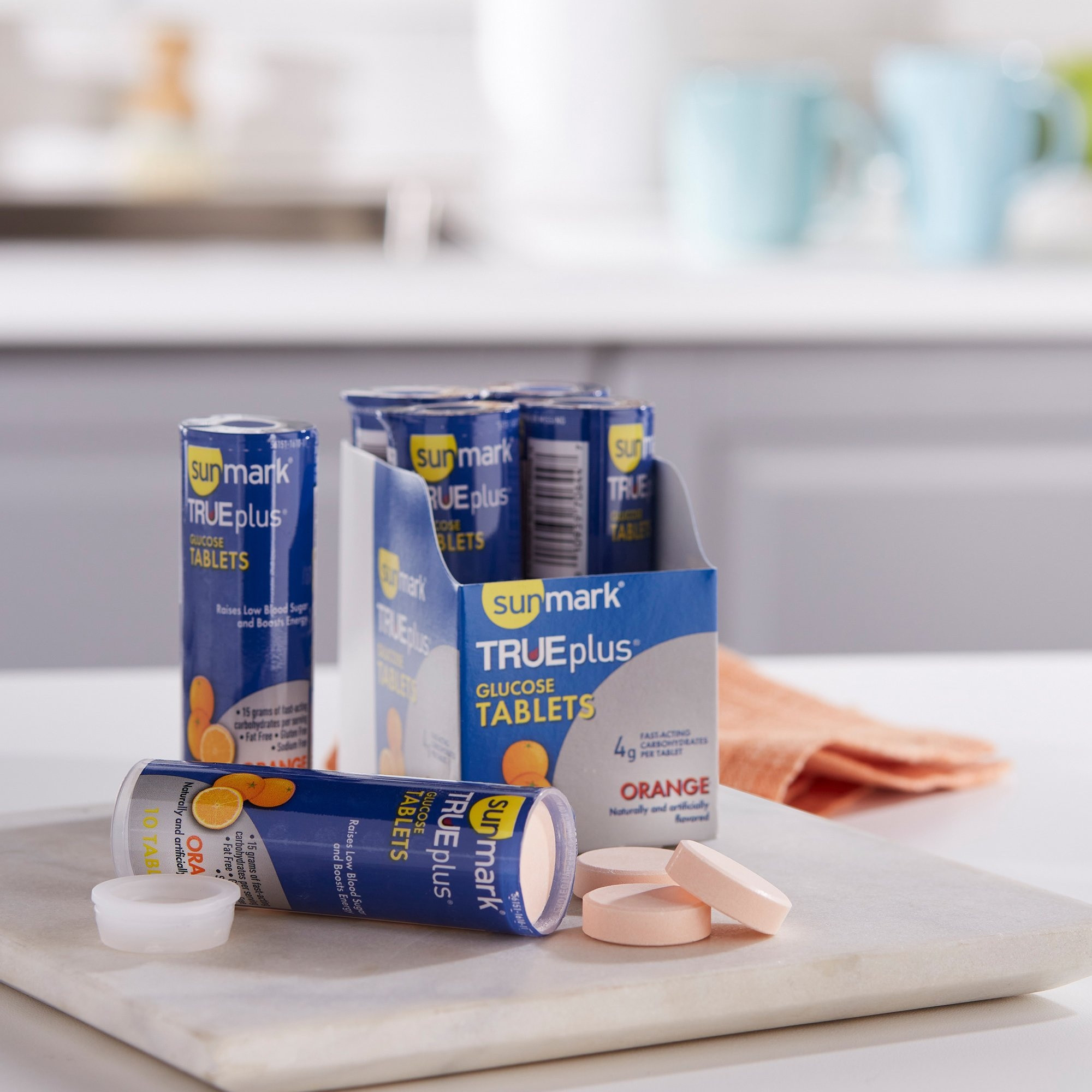 Sunmark TRUEplus Orange Glucose Supplement