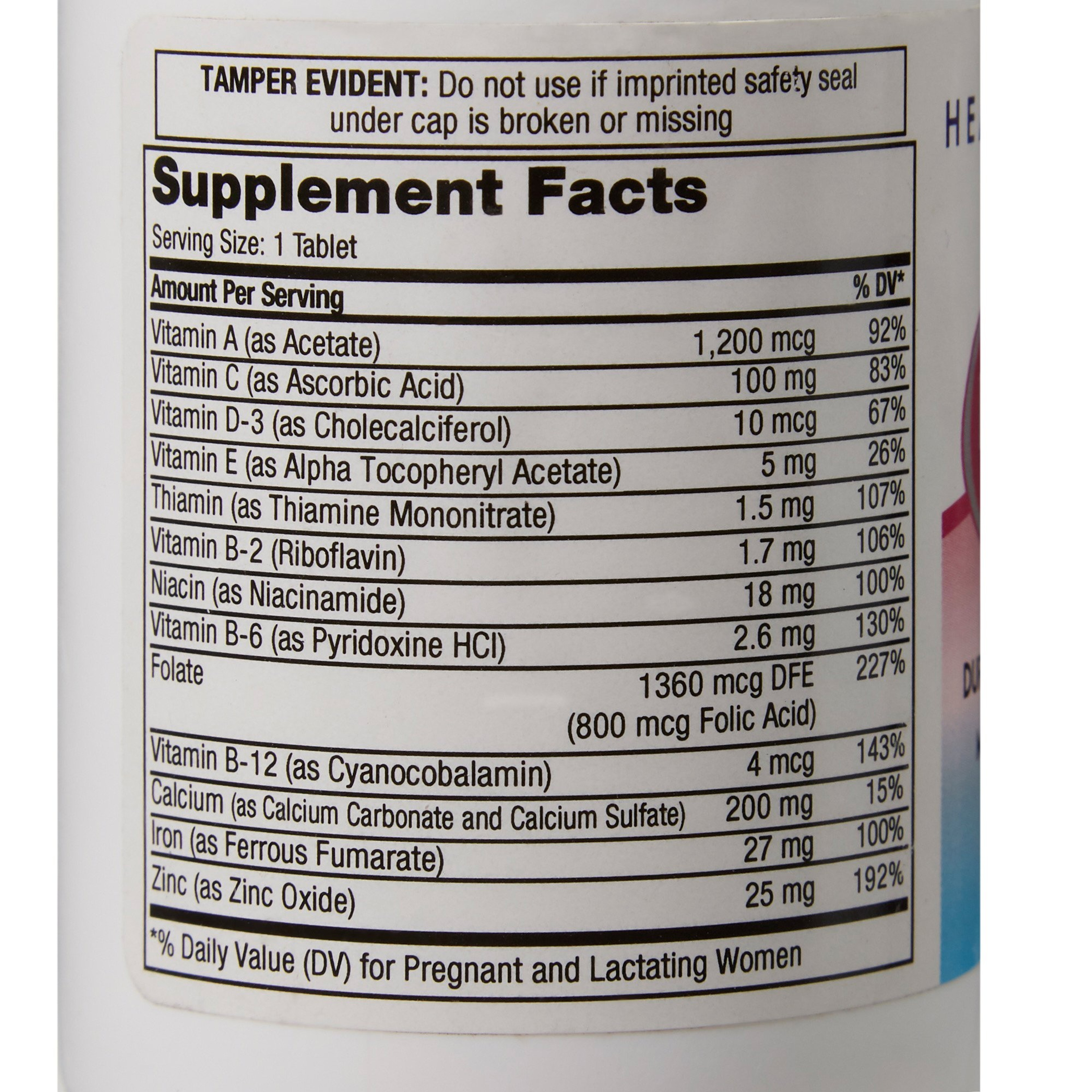 HealthStar Prenatal Vitamin Supplement