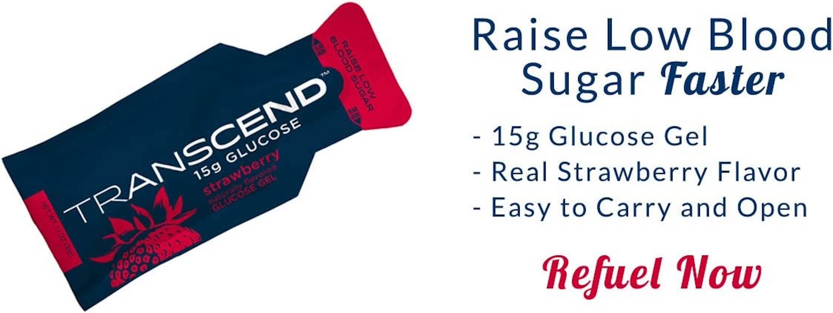 Transcend Glucose Supplement, Strawberry Flavor