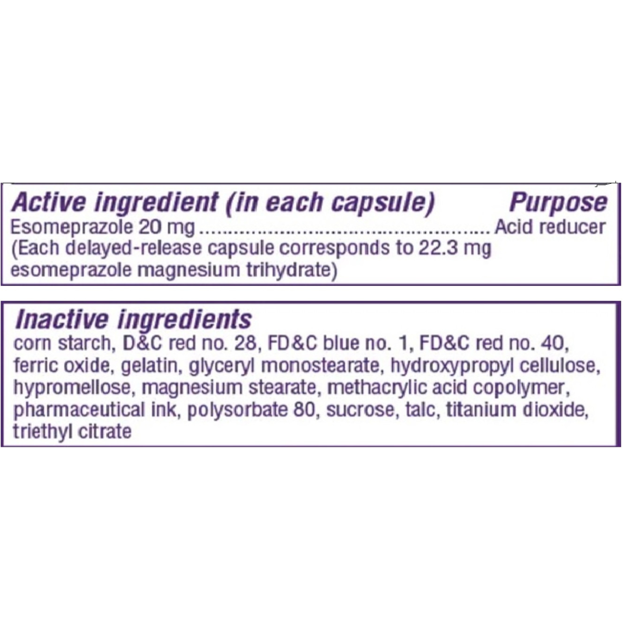 Nexium 24HR Acid Reducer