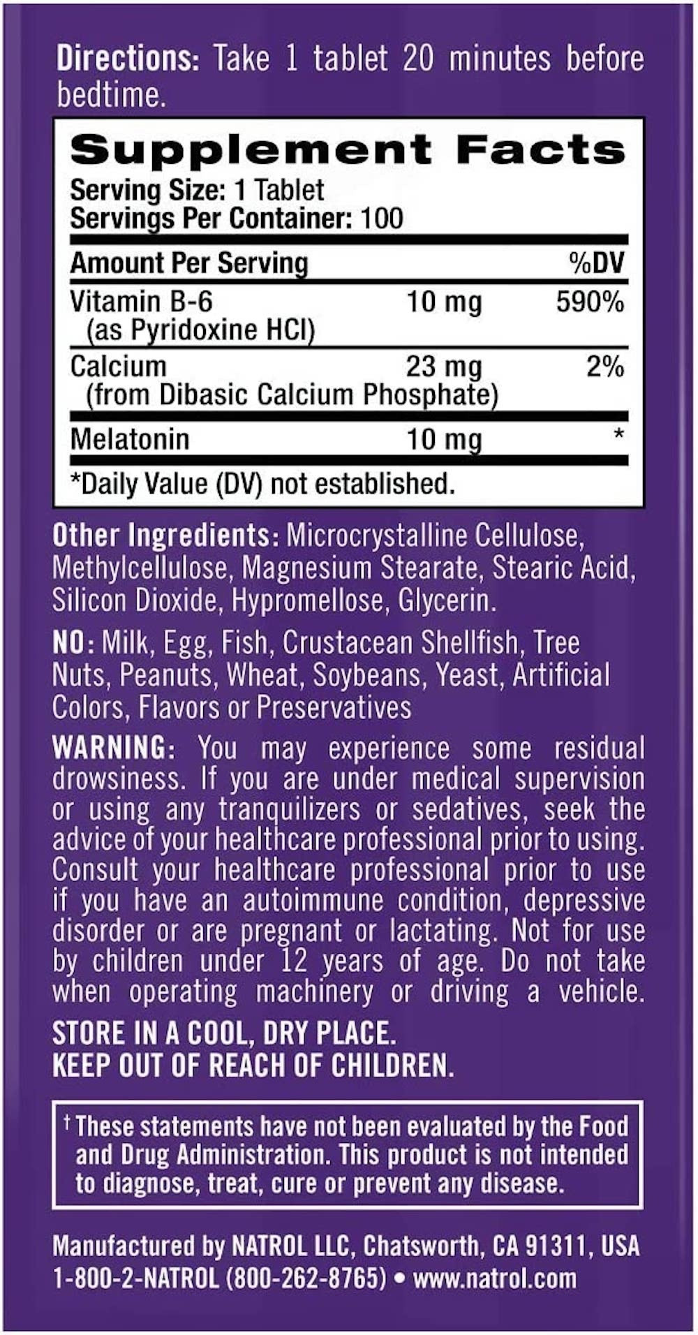 Natrol Melatonin Advanced Sleep Supplement