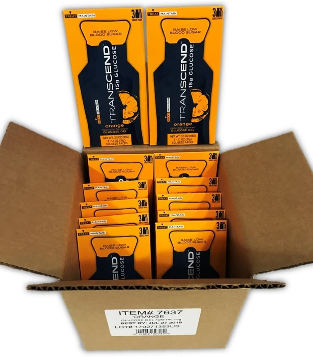 Transcend Glucose Gel Pack