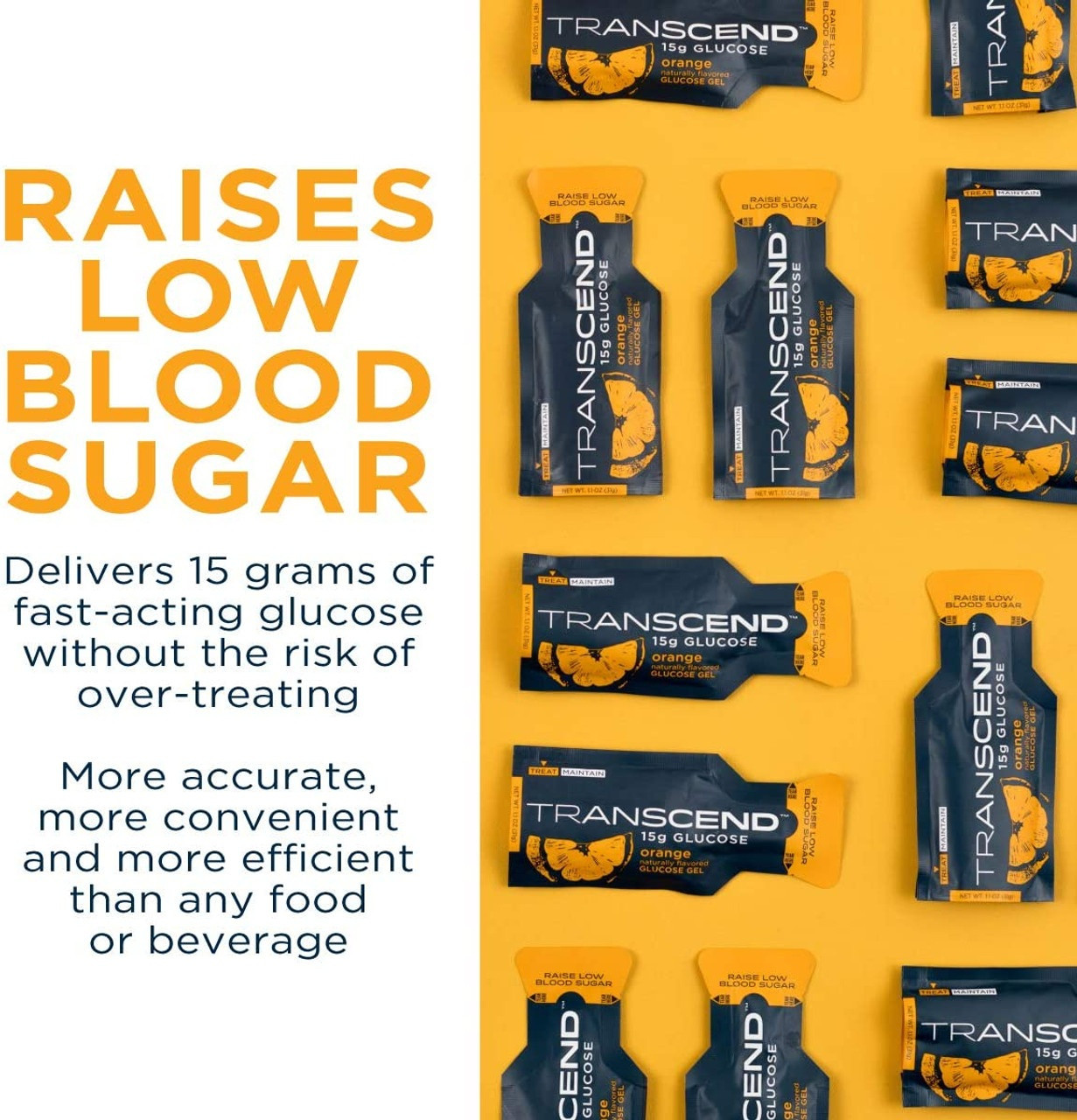 Transcend Glucose Gel Pack