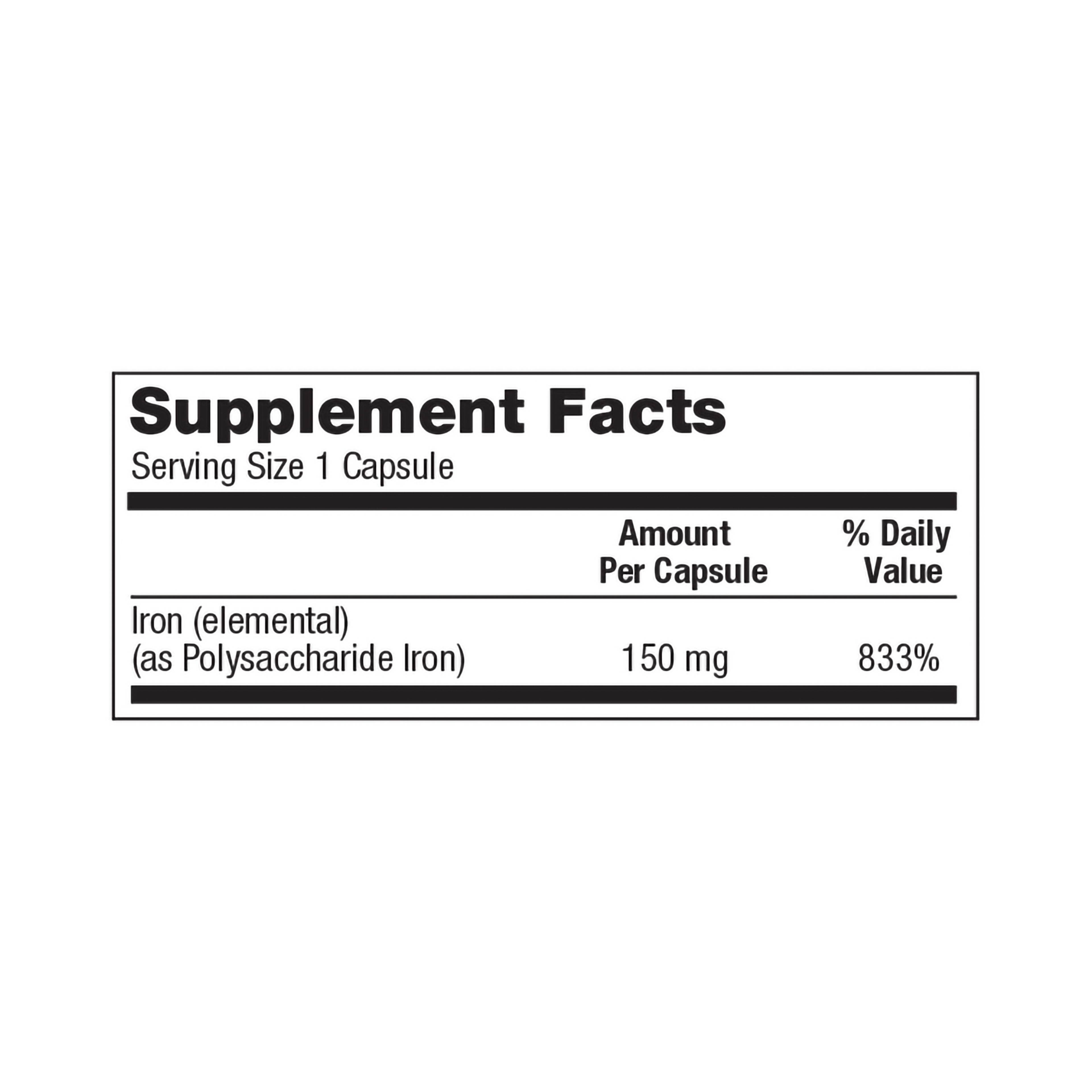 Gericare Ferric X-150 Iron Supplement