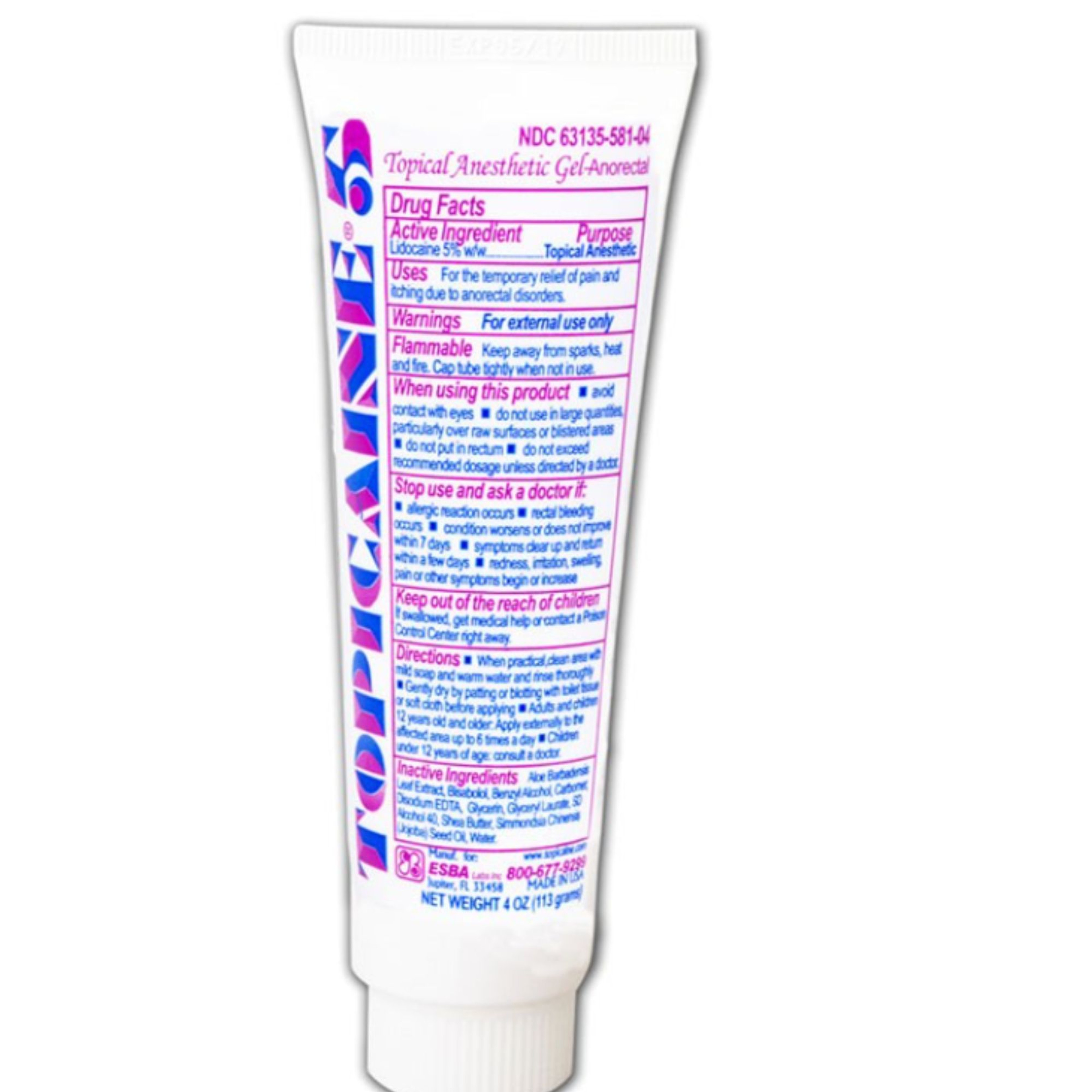 Topicaine 5% Topical Pain Relief