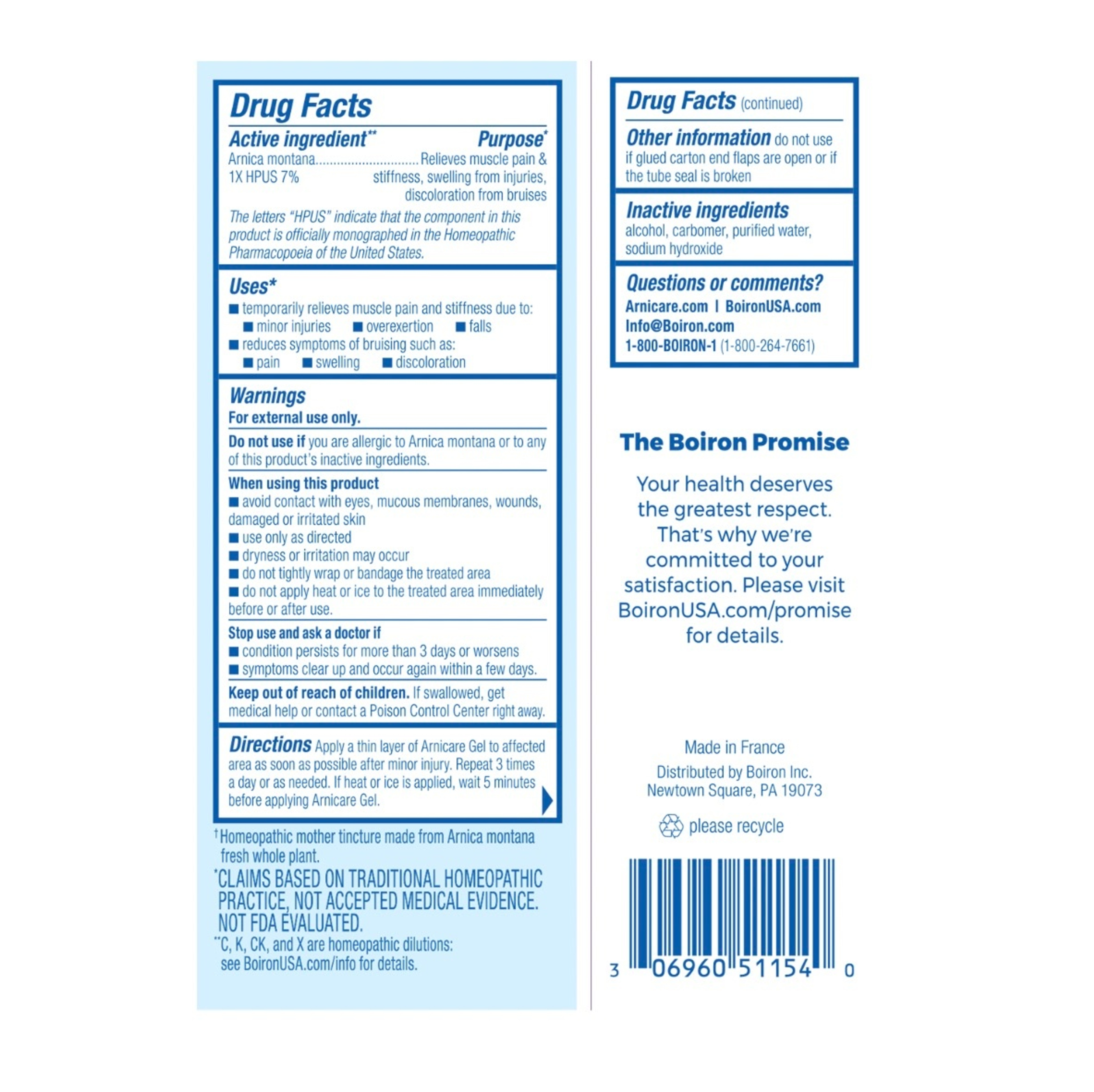 Arnicare Arnica Montana Topical Pain Relief Gel