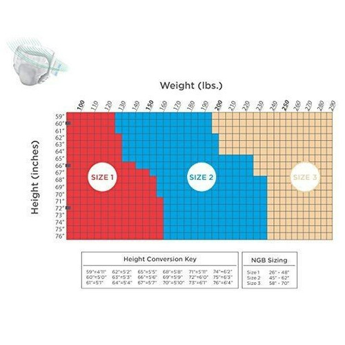 Prevail Breezers 360 Size Chart