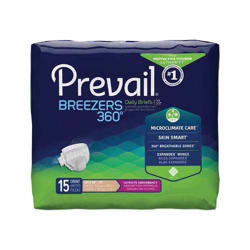 Prevail Breezers 360 Size Chart