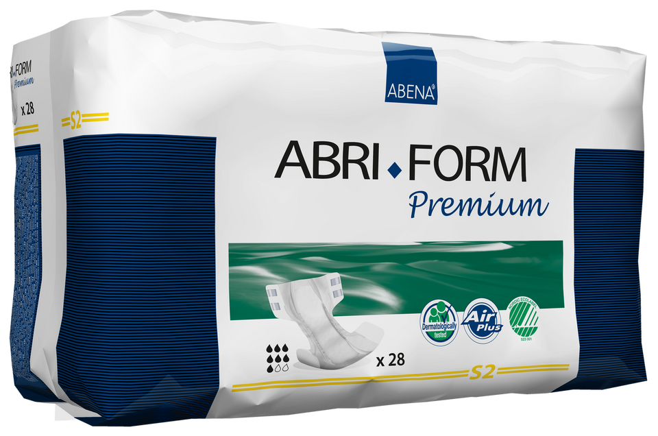 Abena AbriForm Premium Diapers with Tabs, S2 Carewell