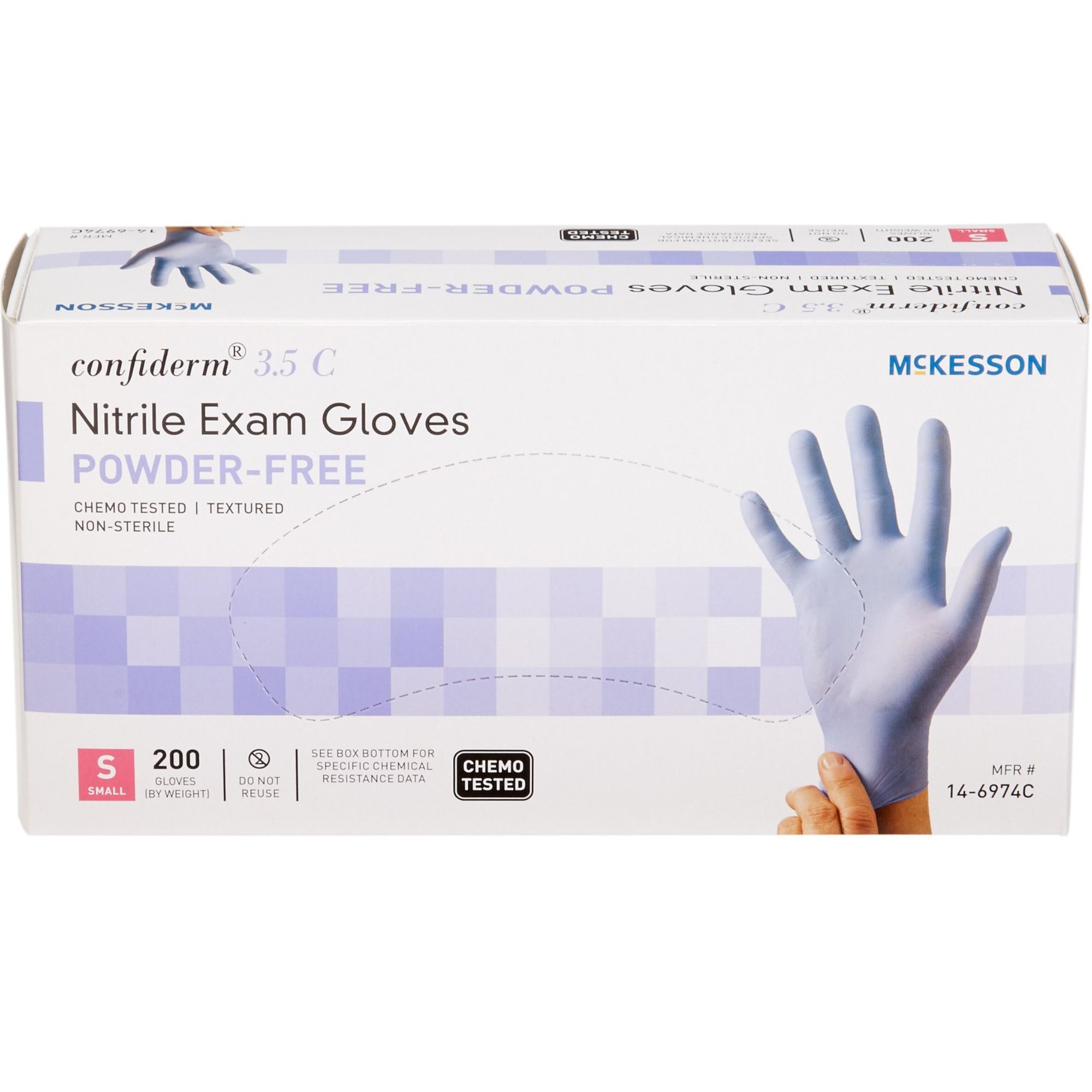 McKesson Confiderm 3.5C Nitrile Gloves | Shop at Carewell