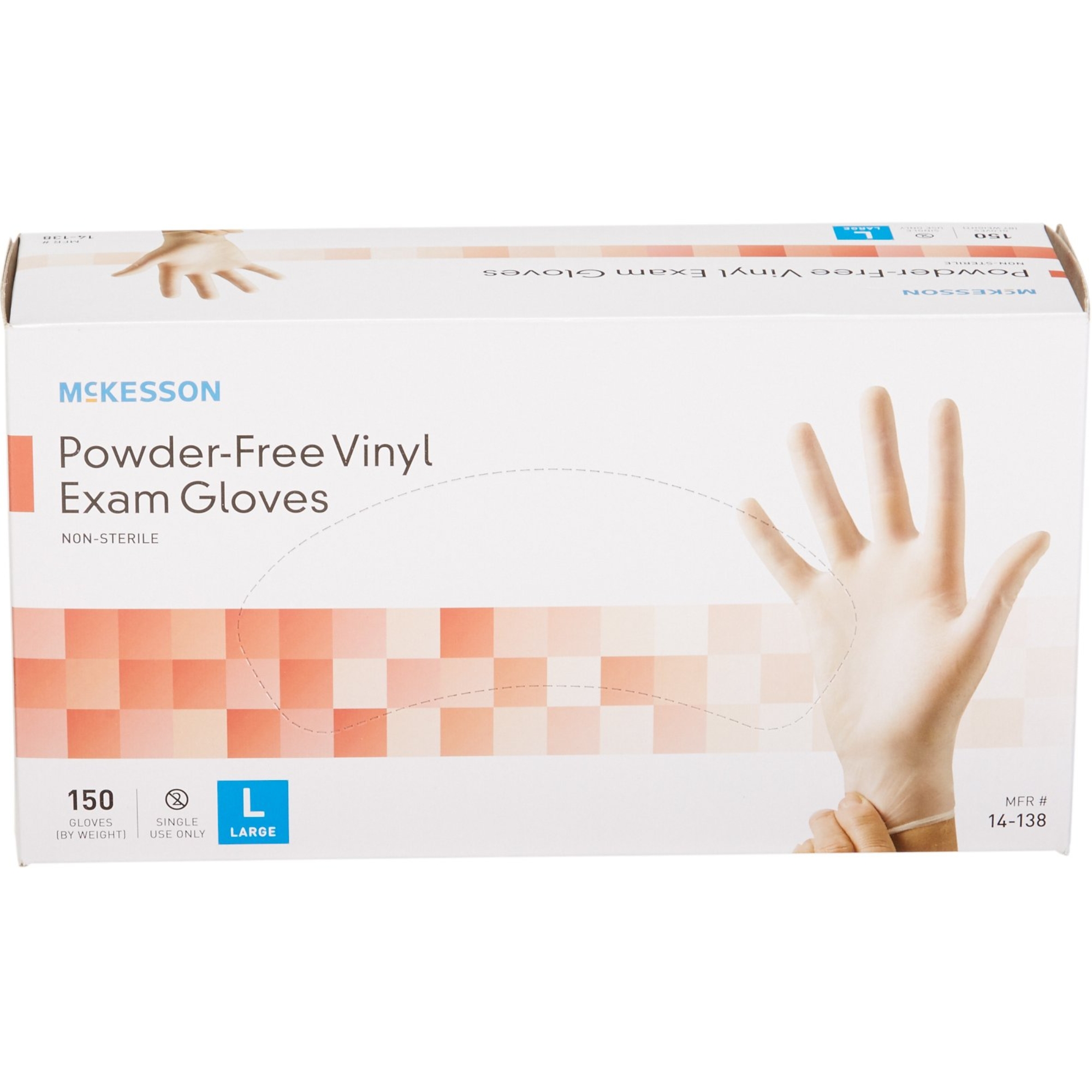 McKesson NonSterile Vinyl Exam Glove | Shop at Carewell