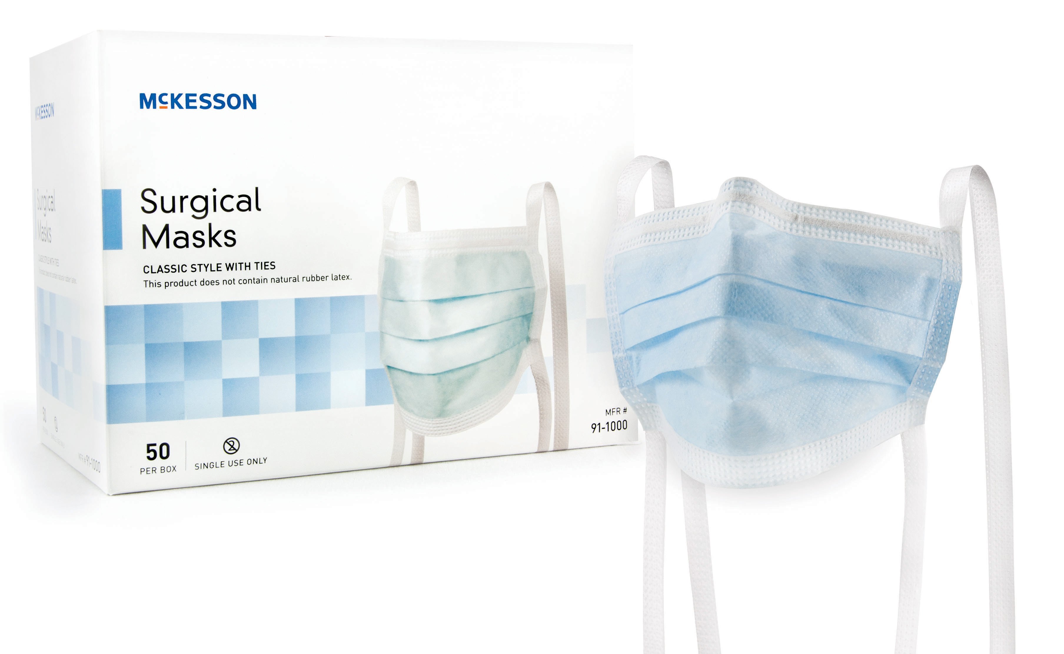 McKesson Pleated Surgical Mask | Shop at Carewell