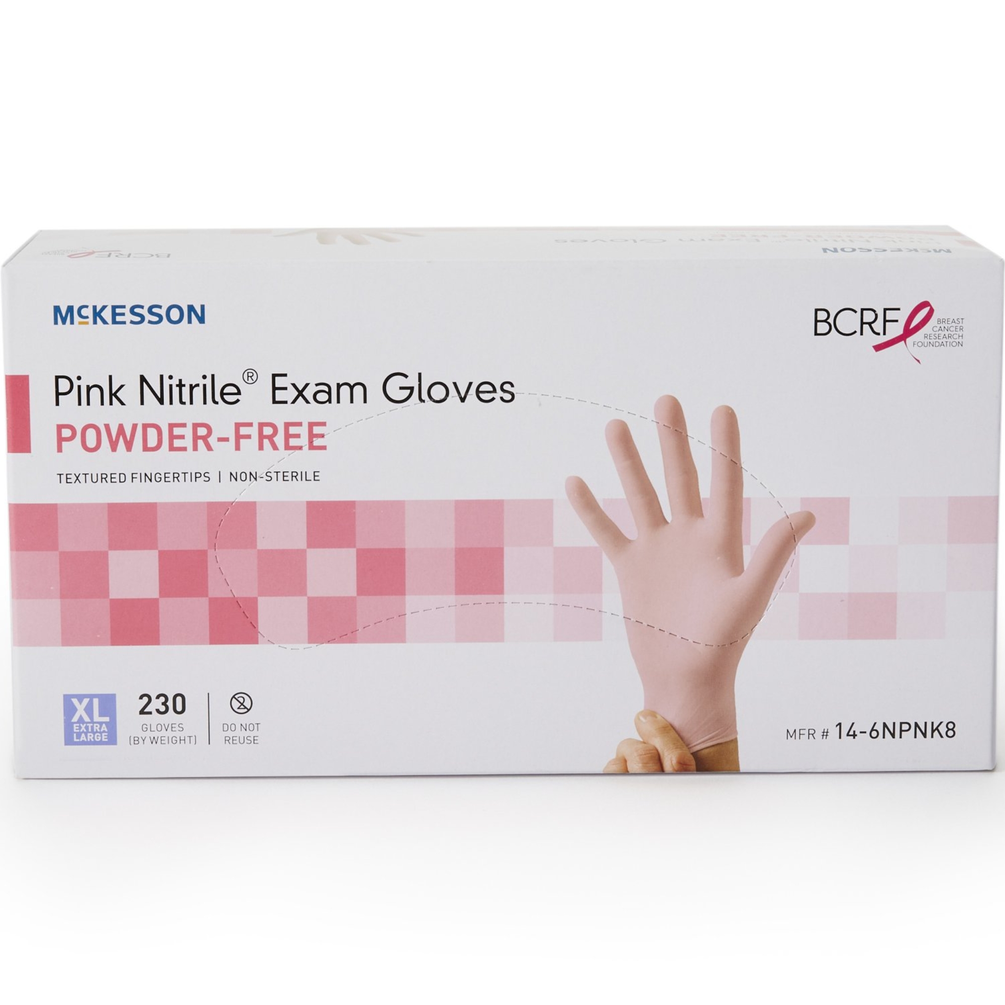 McKesson Pink Nitrile Exam Powder-Free Gloves | Carewell