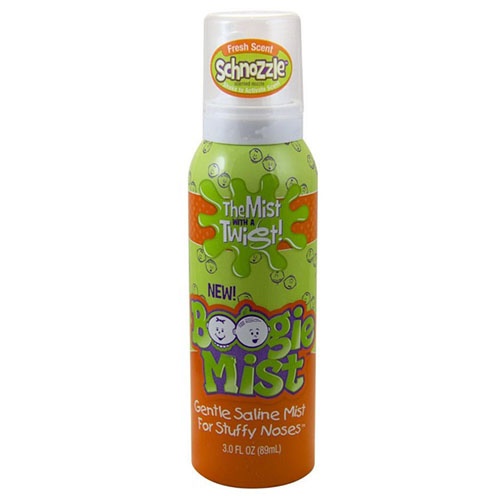 Boogie Mist Gentle Saline Nasal Spray, Fresh Scent,