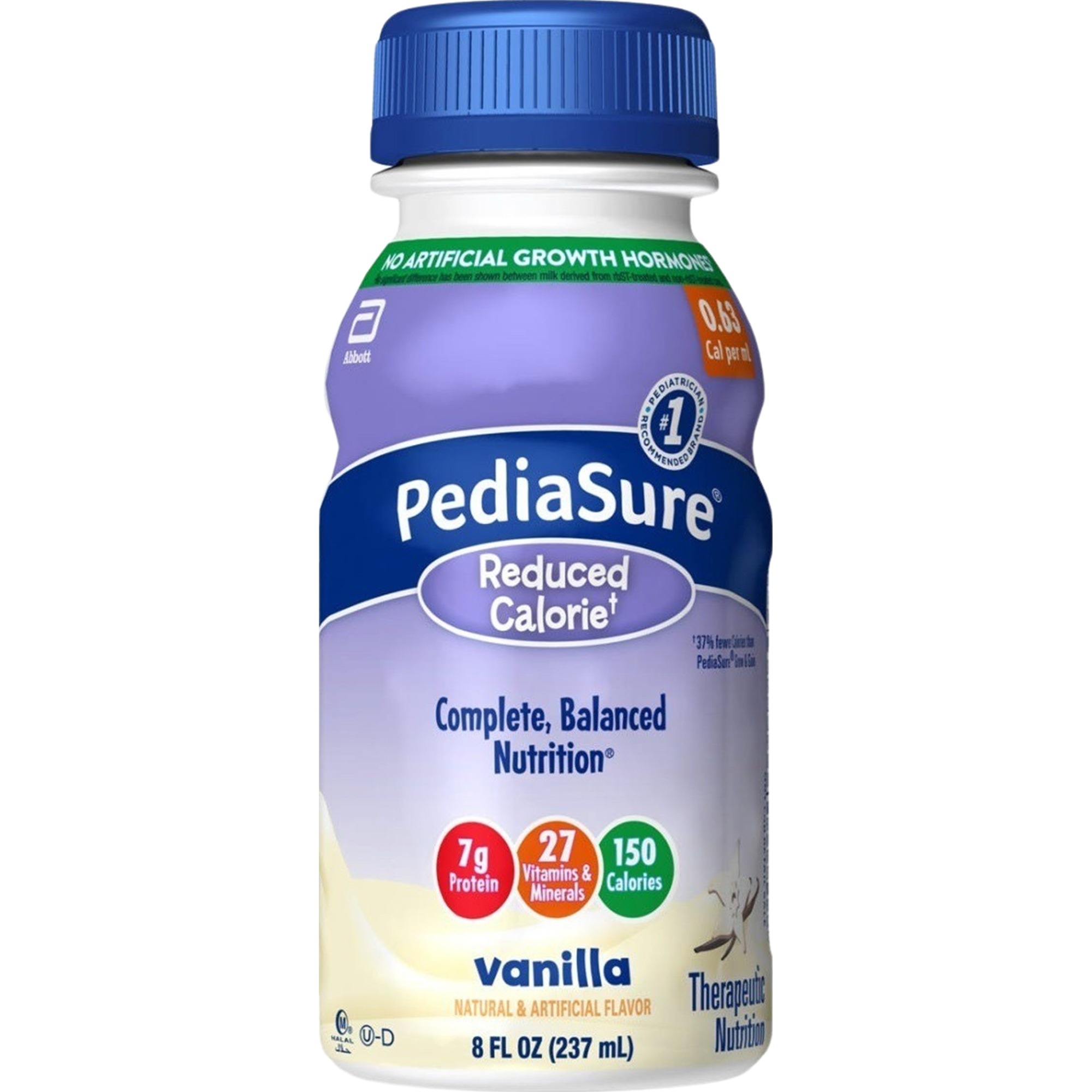 Pediasmart Formula PediaSure Reduced Calorie Pediatric Oral Supplement, Tube Feeding ...
