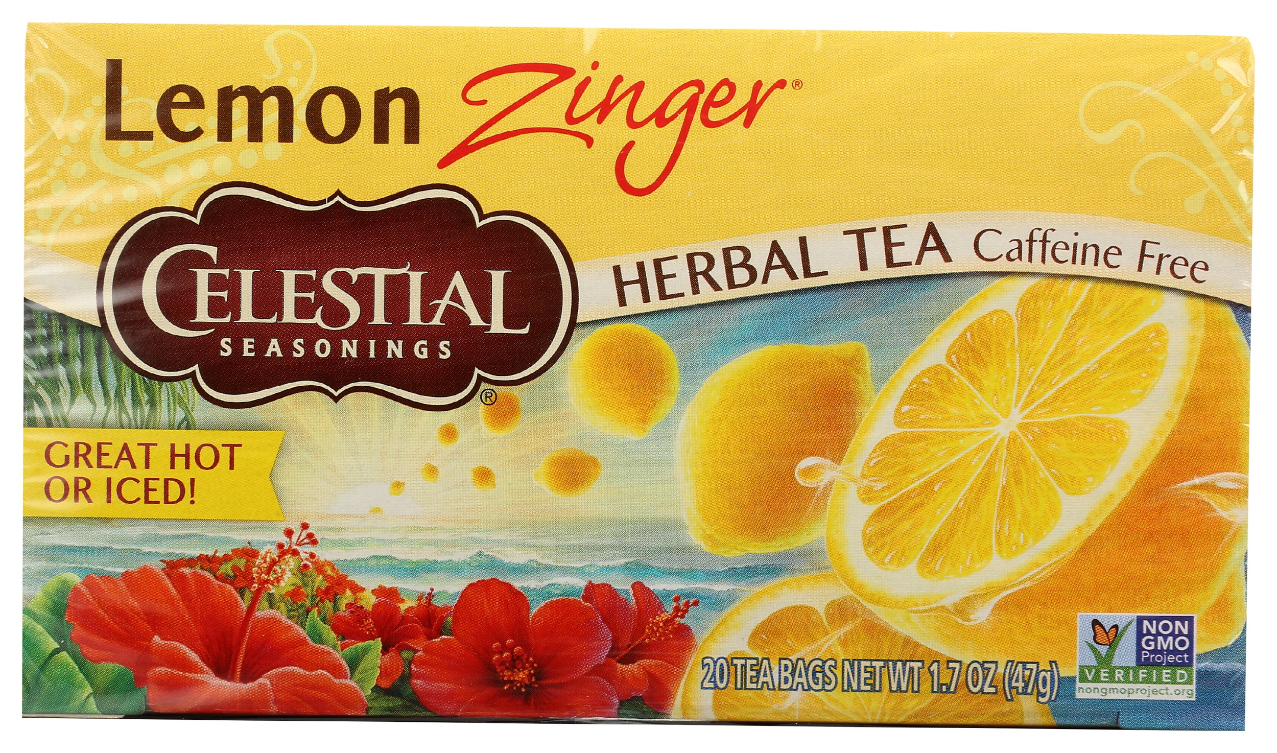 Celestial Seasonings Lemon Zinger Herbal Tea | Carewell