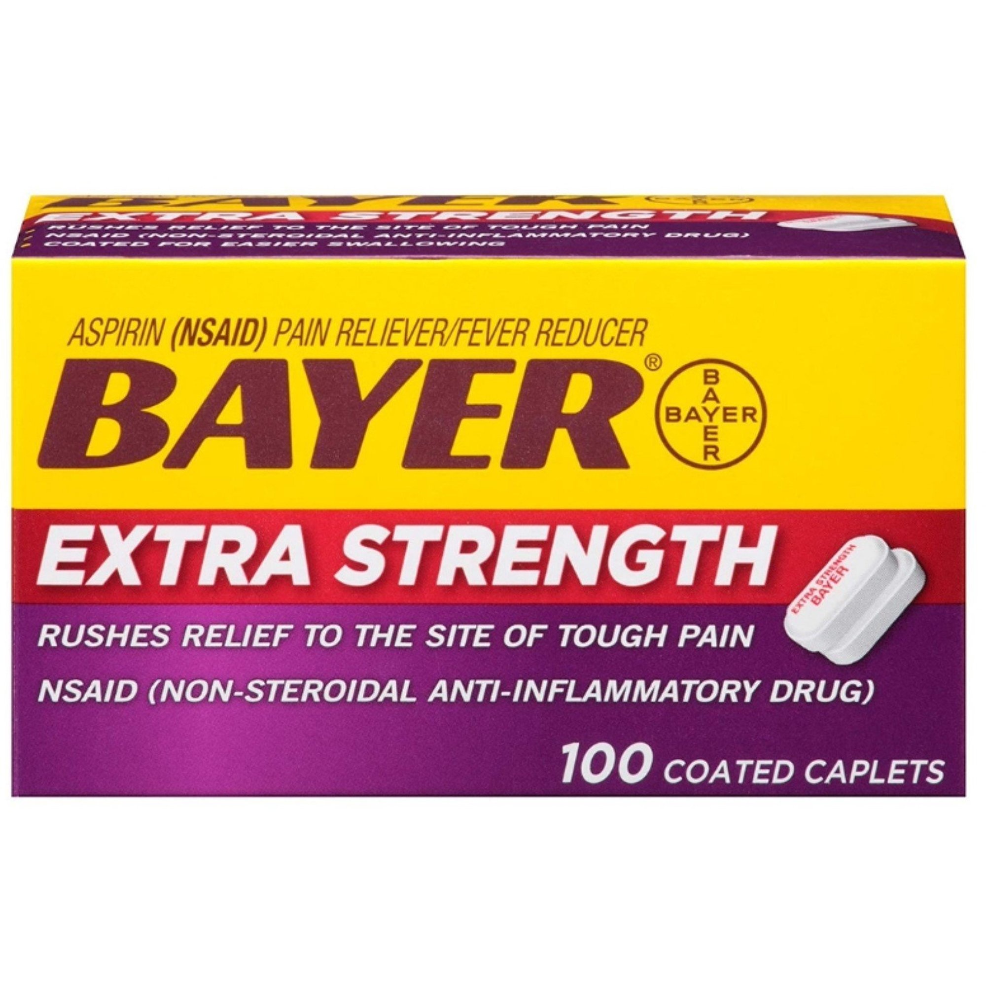 Bayer Extra Strength Aspirin 500 mg | Shop at Carewell