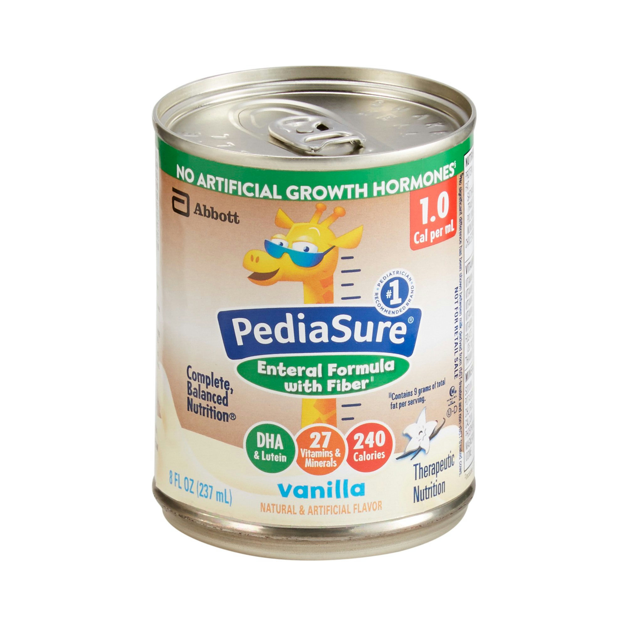 Pediasmart Formula Pediasure 1.0 Cal Milk-Based Tube Feeding Formula with Fiber