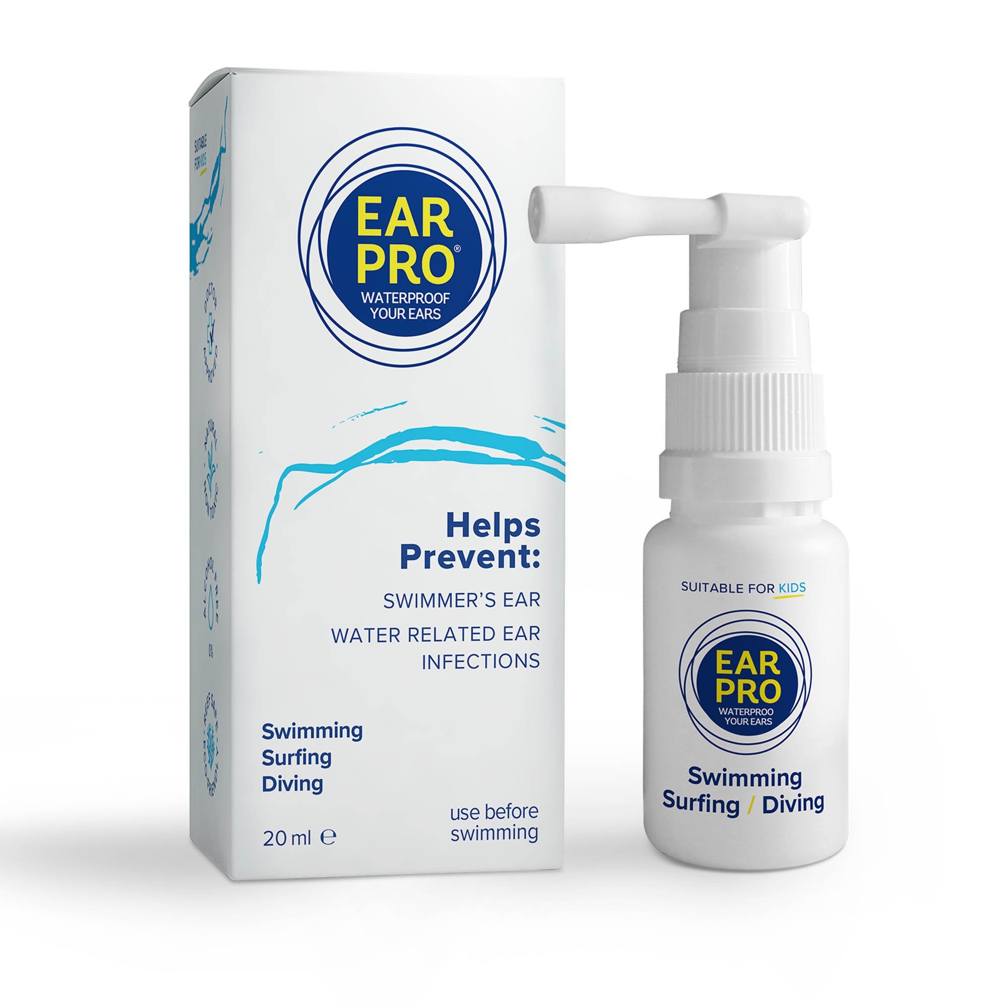 Ear Pro WaterRepellant Ear Spray Carewell