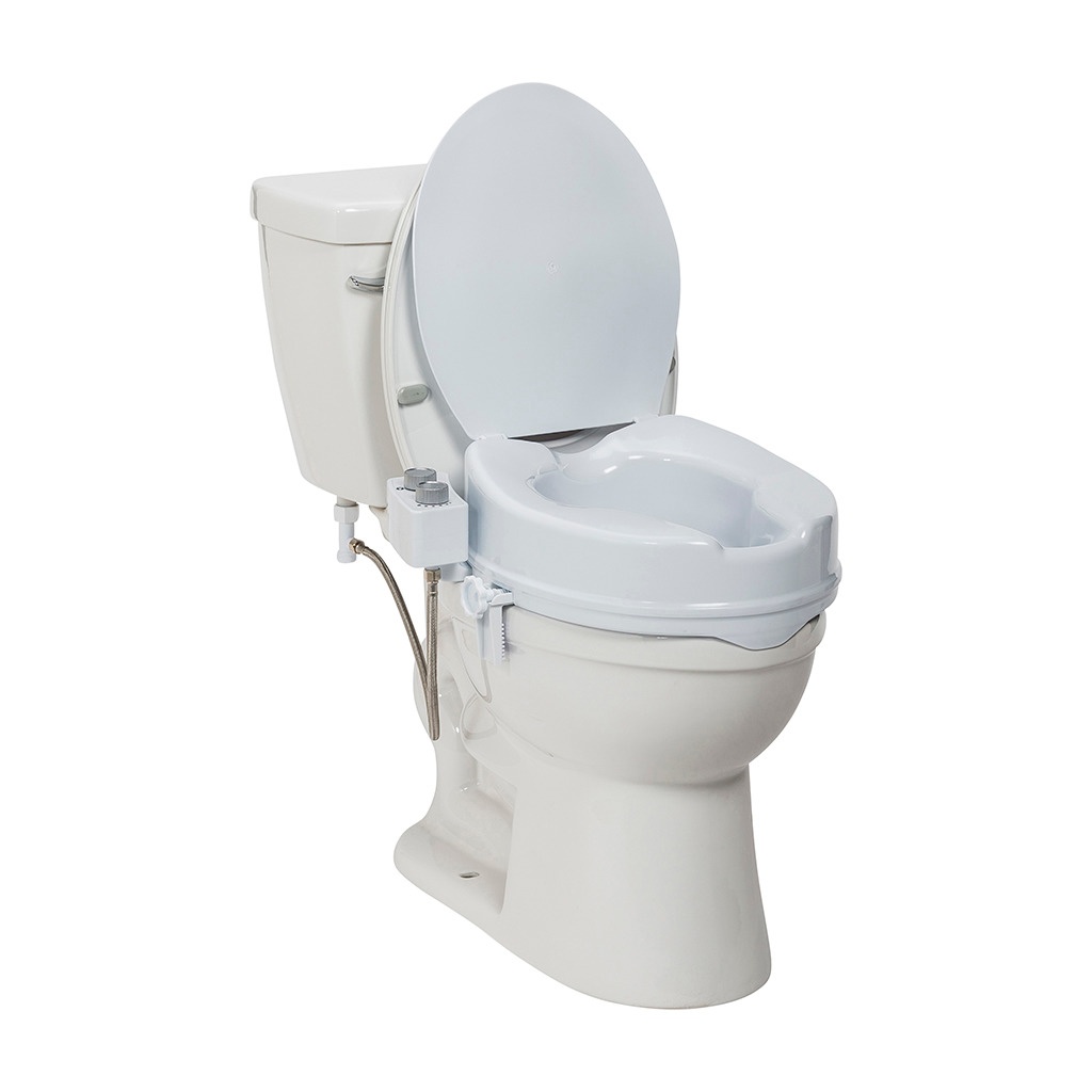 Drive Medical PreserveTech Raised Toilet Seat With Bidet,, 47 OFF