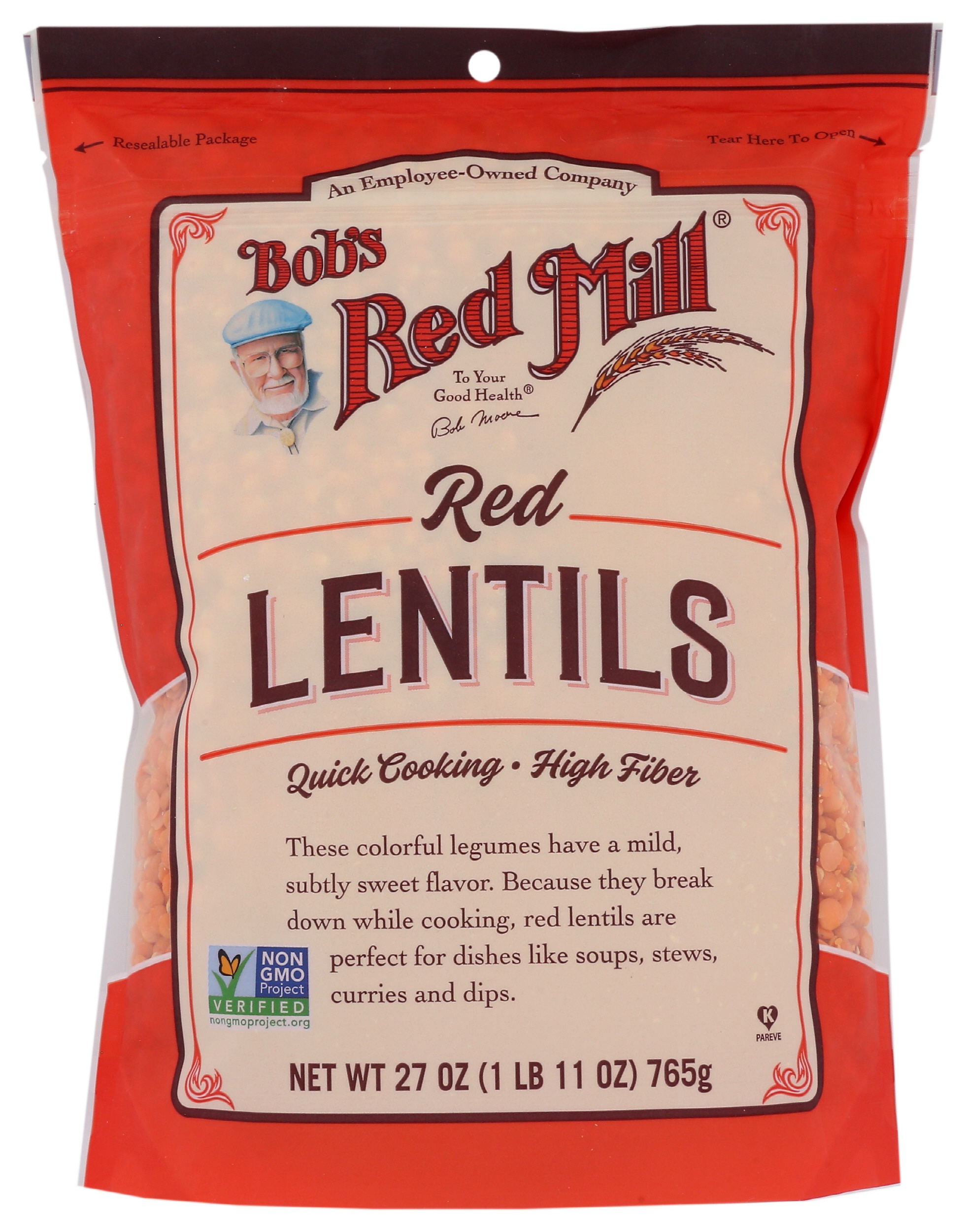 Bob's Red Mill Red Lentils Carewell