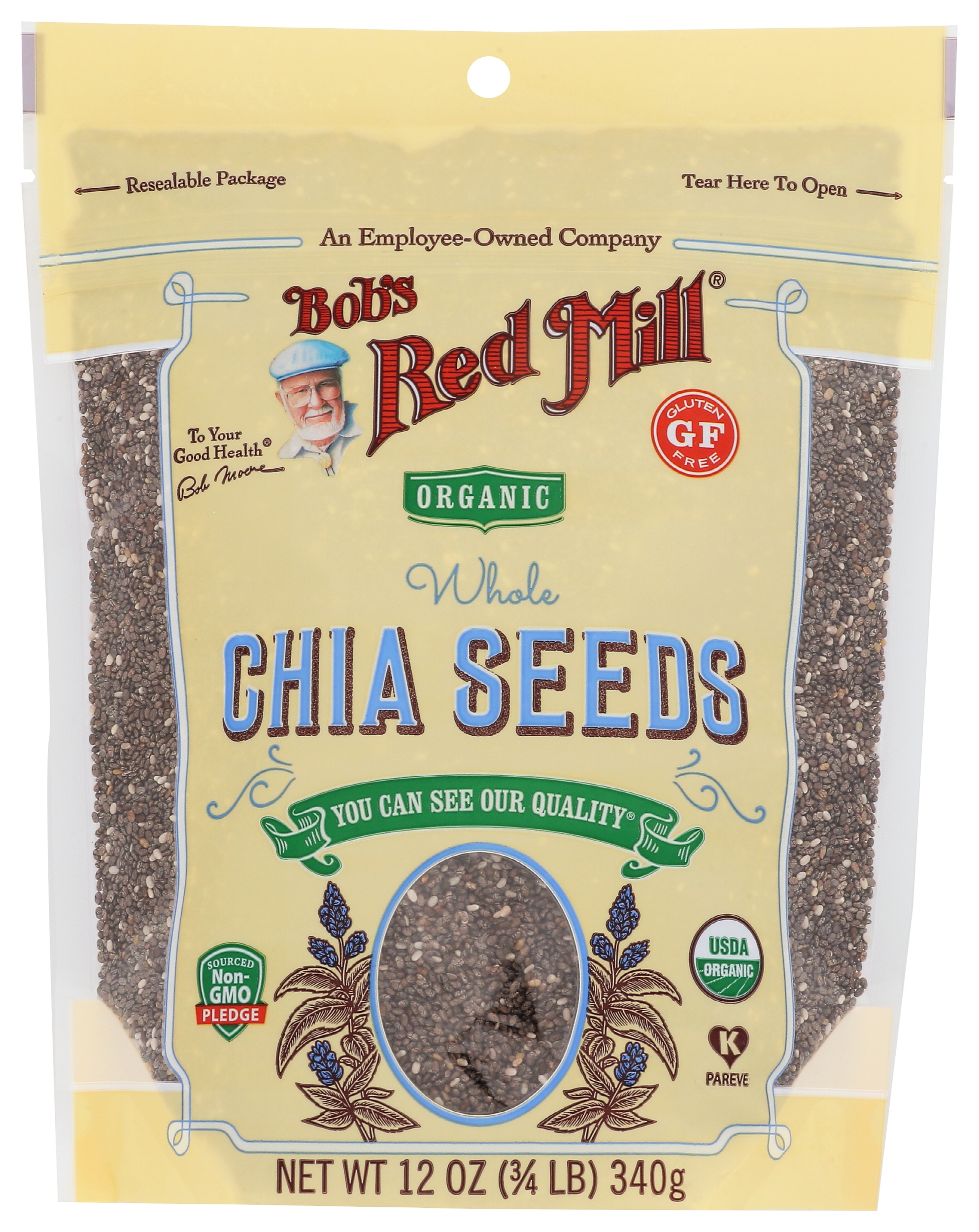 Bob's Red Mill Organic Whole Chia Seeds Carewell