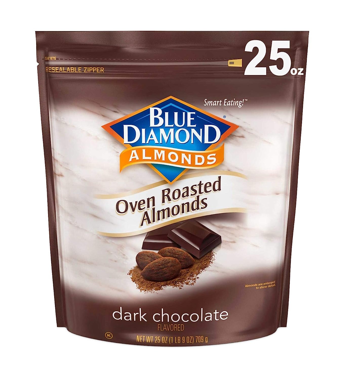 Blue Diamond Dark Chocolate Oven Roasted Almonds Carewell