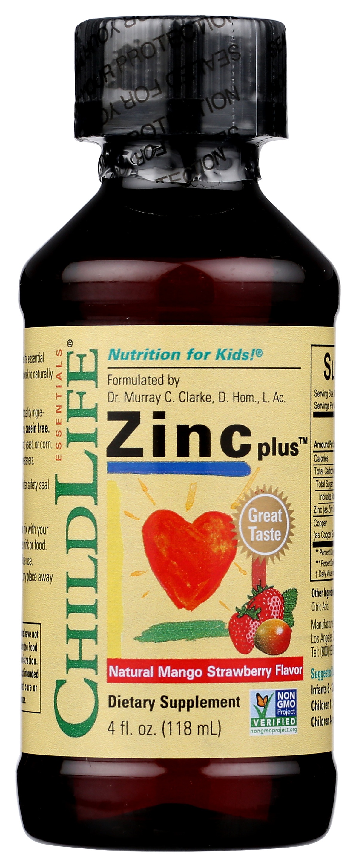 Childlife Essentials Liquid Zinc Plus Supplement Carewell