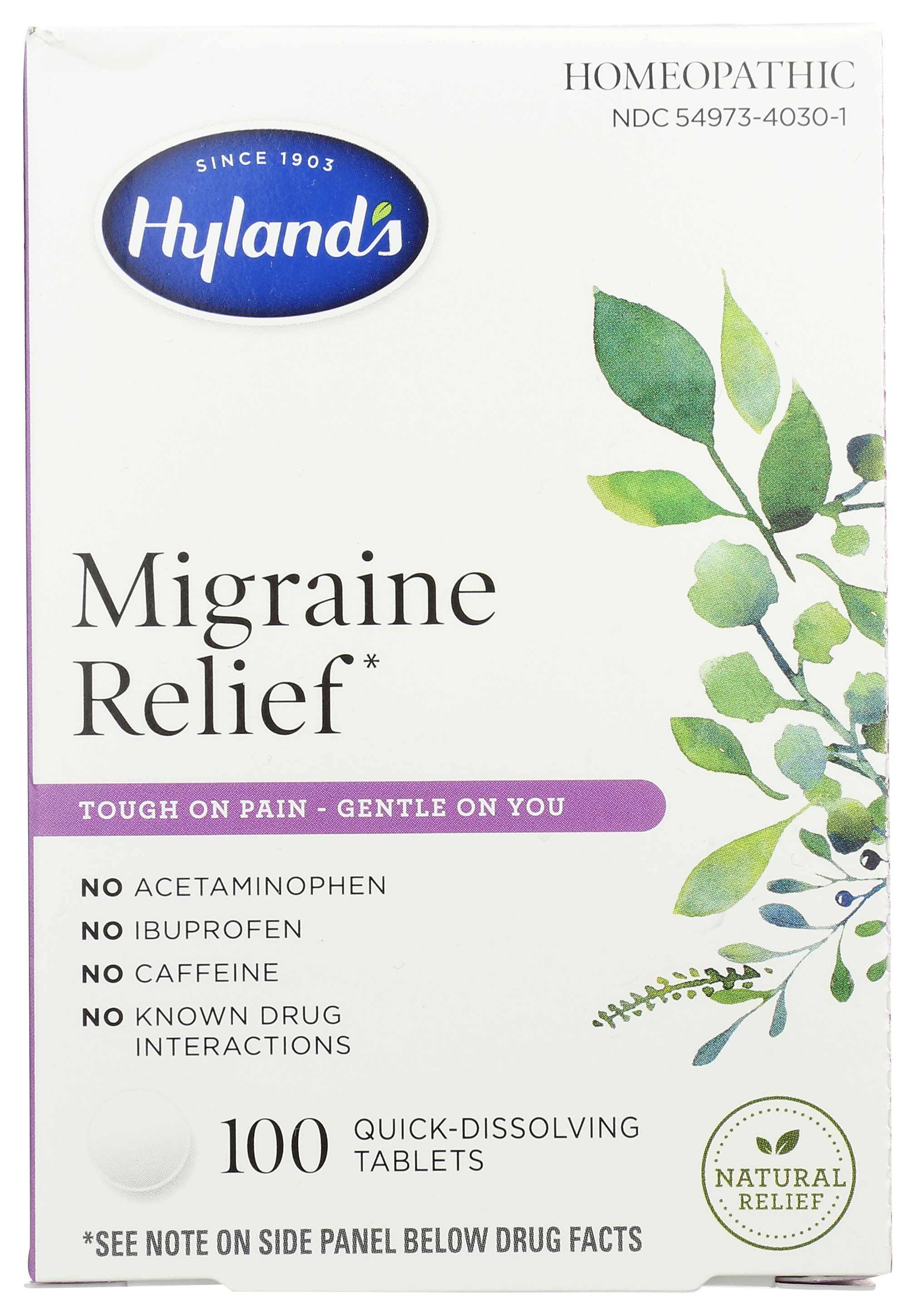 Hyland's Migraine Relief Tablets Carewell