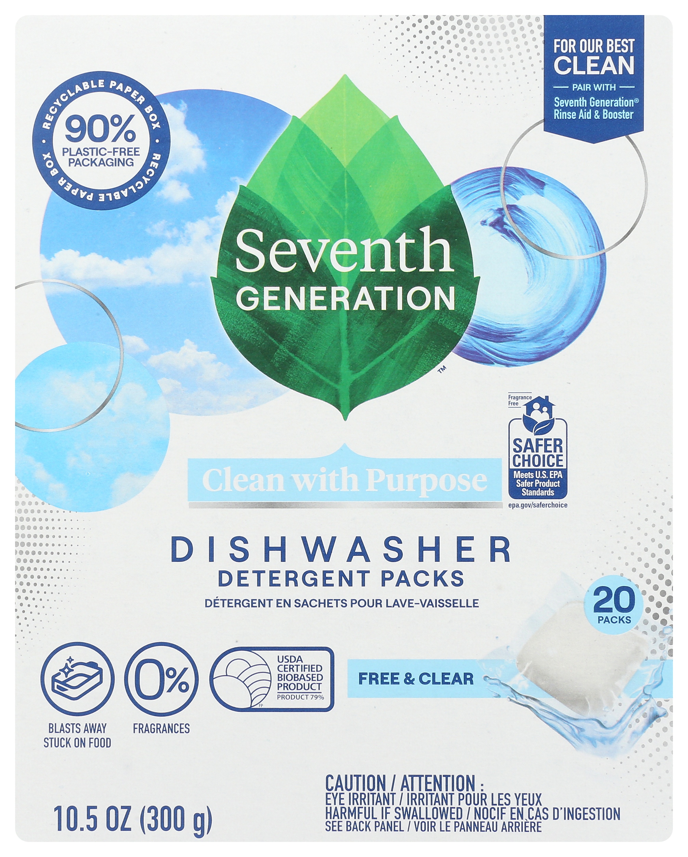 Seventh Generation Dish Detergent Packs Carewell