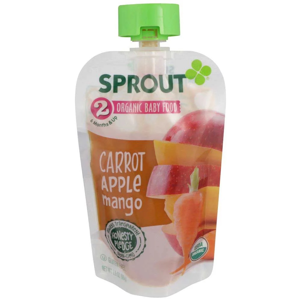Sprout Organic Baby Food Pouches Carewell