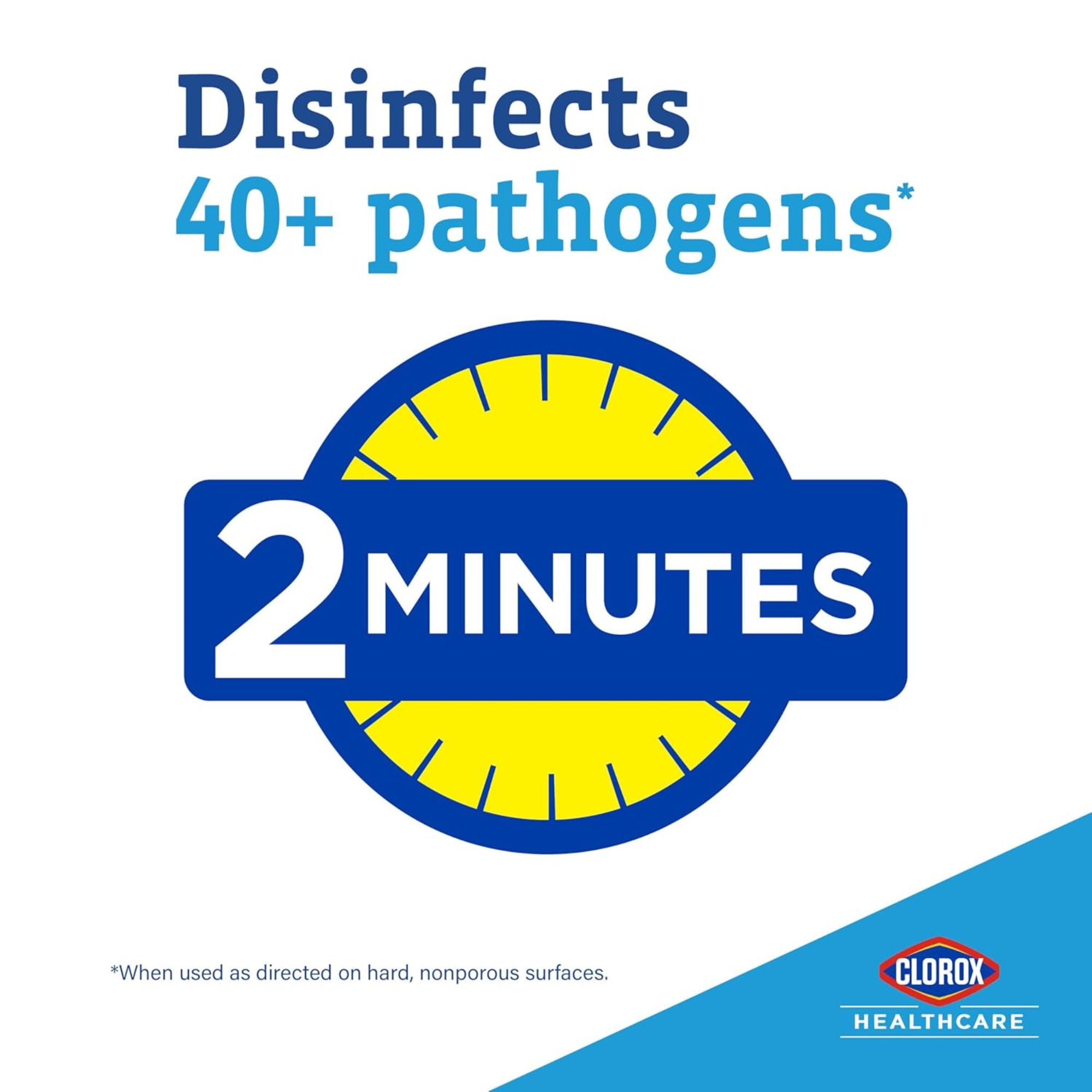 Clorox Healthcare VersaSure Alcohol Free Cleaner Disinfectant Wipes