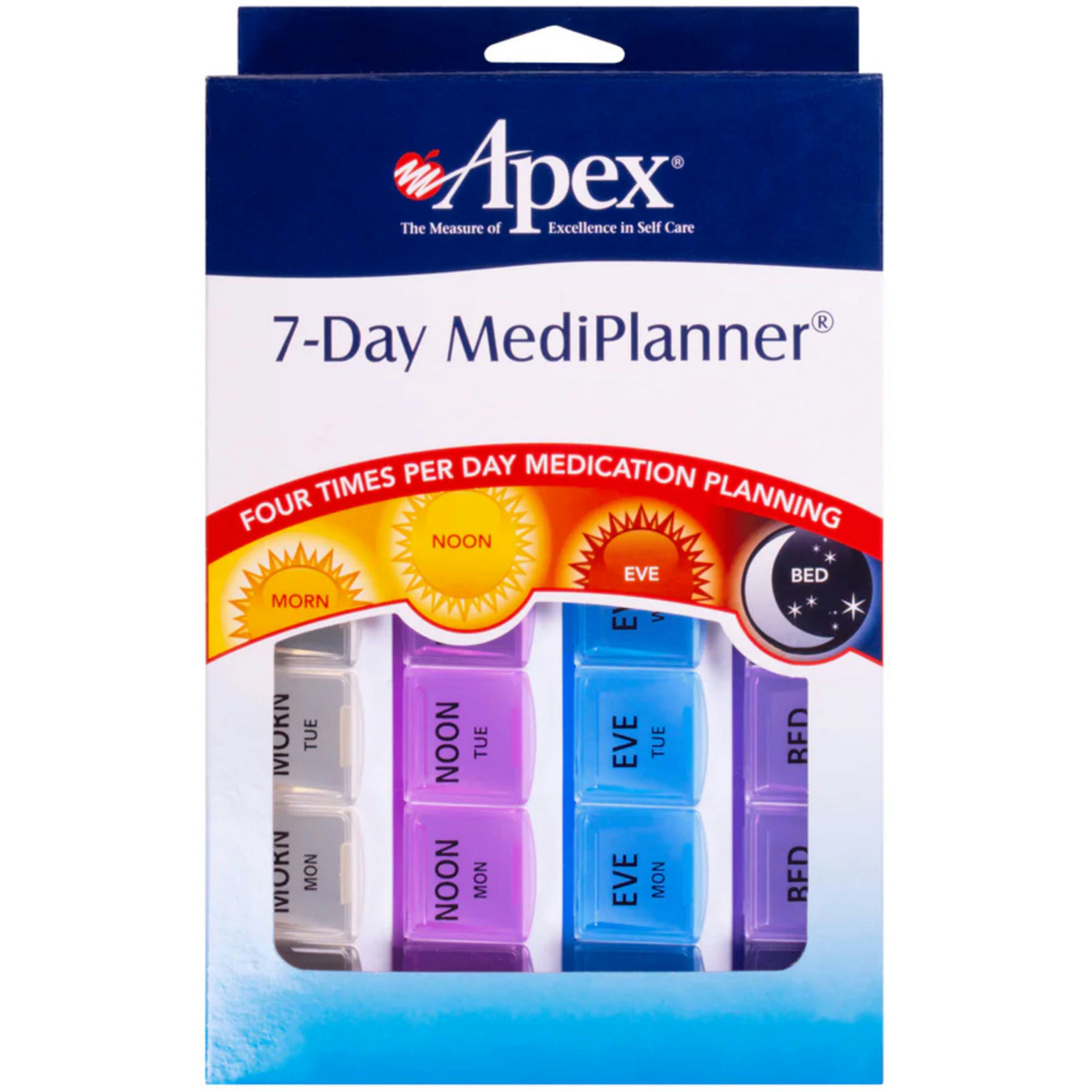 Apex Mediplanner 7 Day Pill Organizer | Shop at Carewell