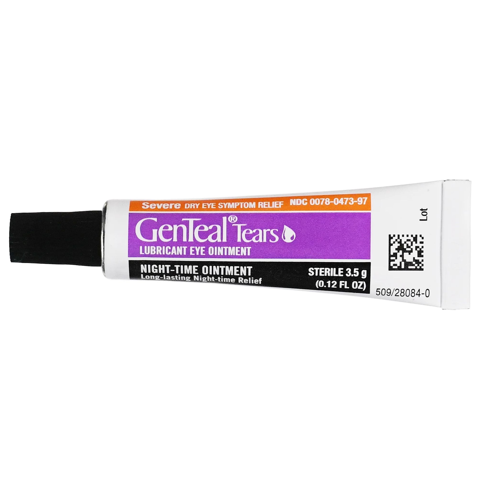 GenTeal Tears Lubricant Eye Ointment, Night-Time Ointment 0.12 oz