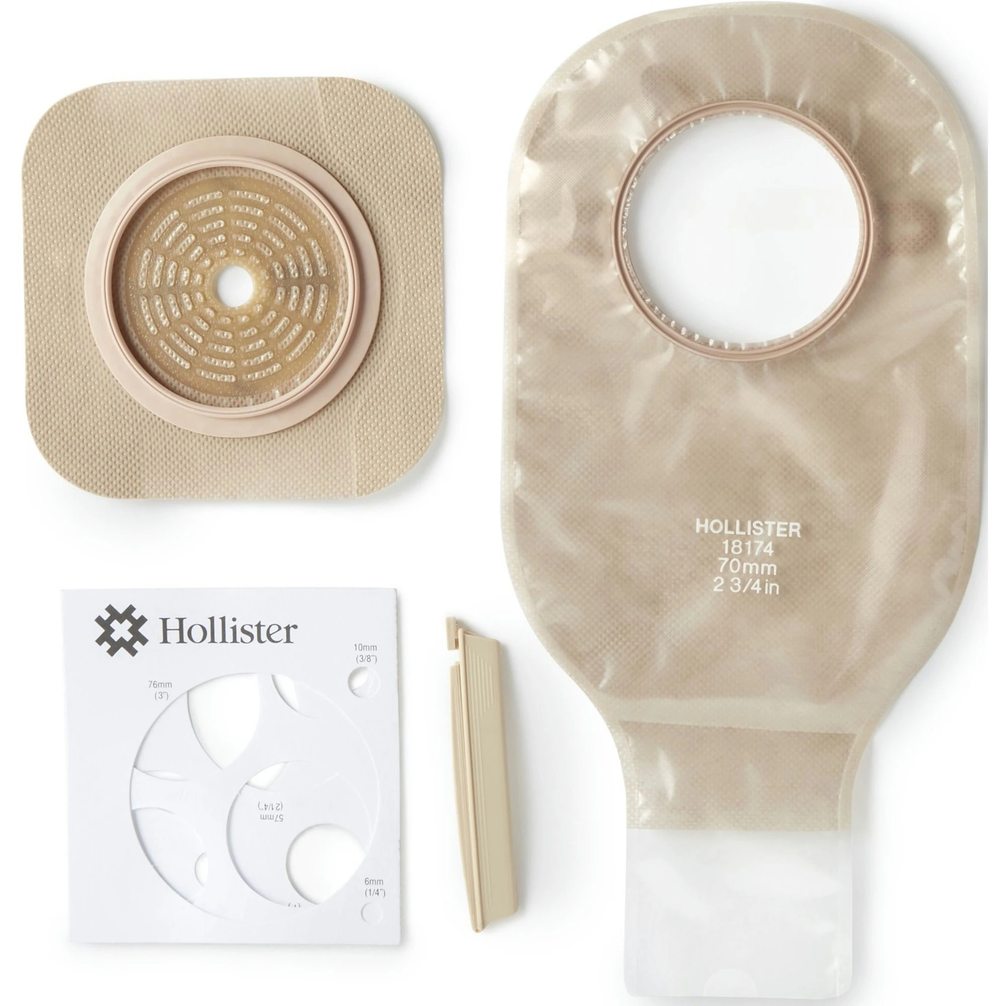 Hollister New Image Two-Piece Flat Non-Sterile Drainable Ostomy